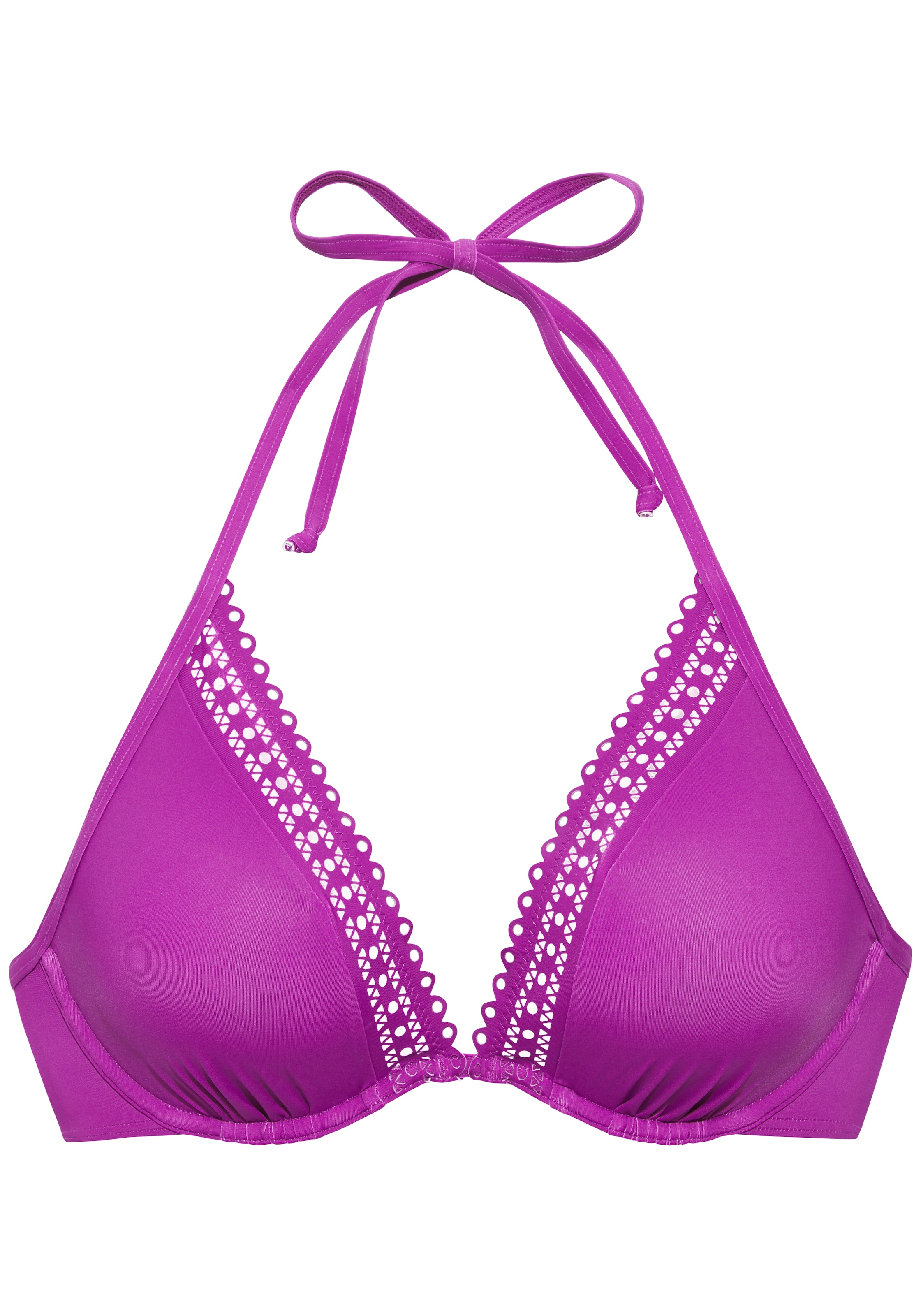 s.Oliver Bügel-Bikini-Top "Aiko" mit Häkeloptik
