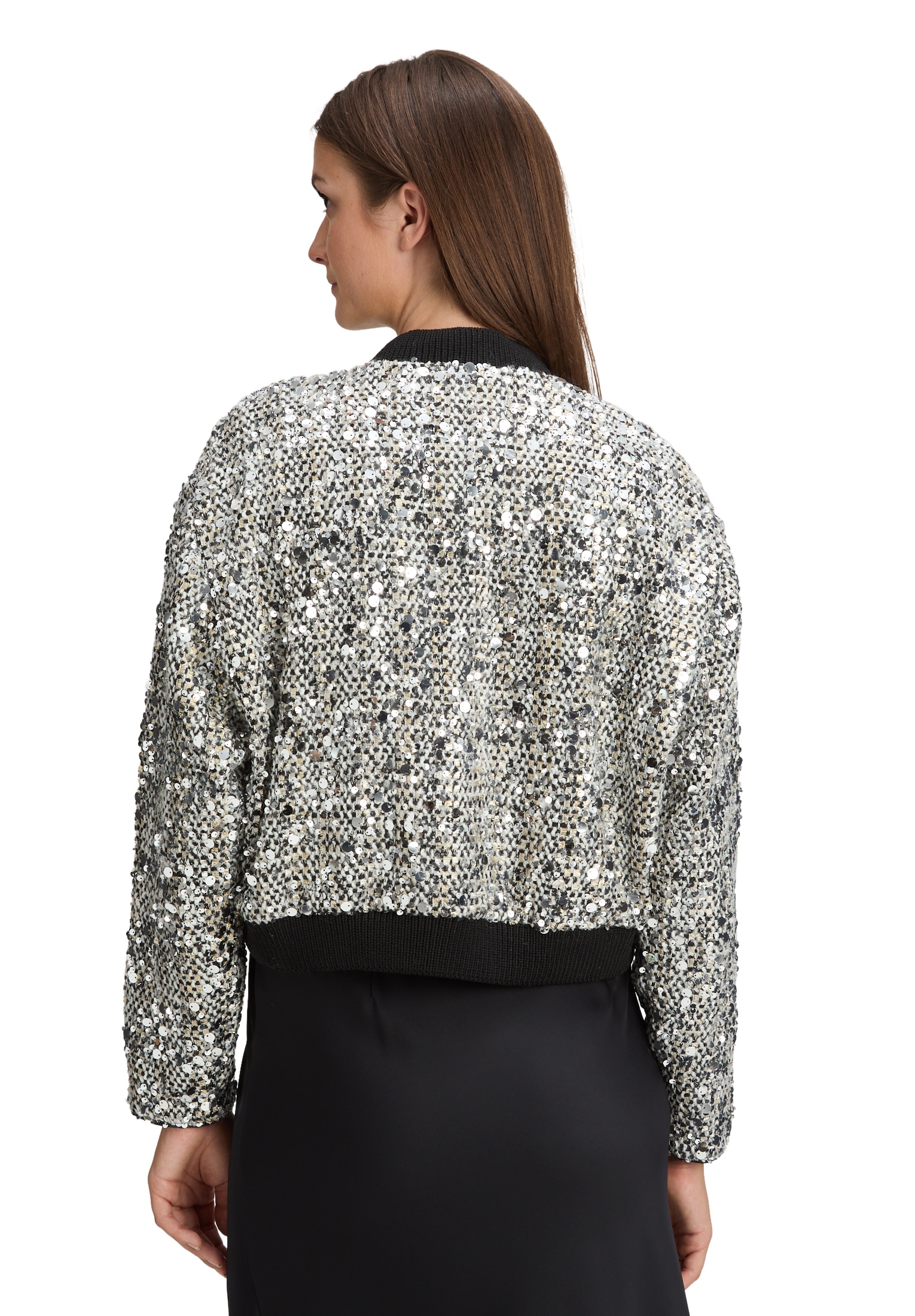 Betty&Co Jackenblazer »Damen mit Pailletten«
