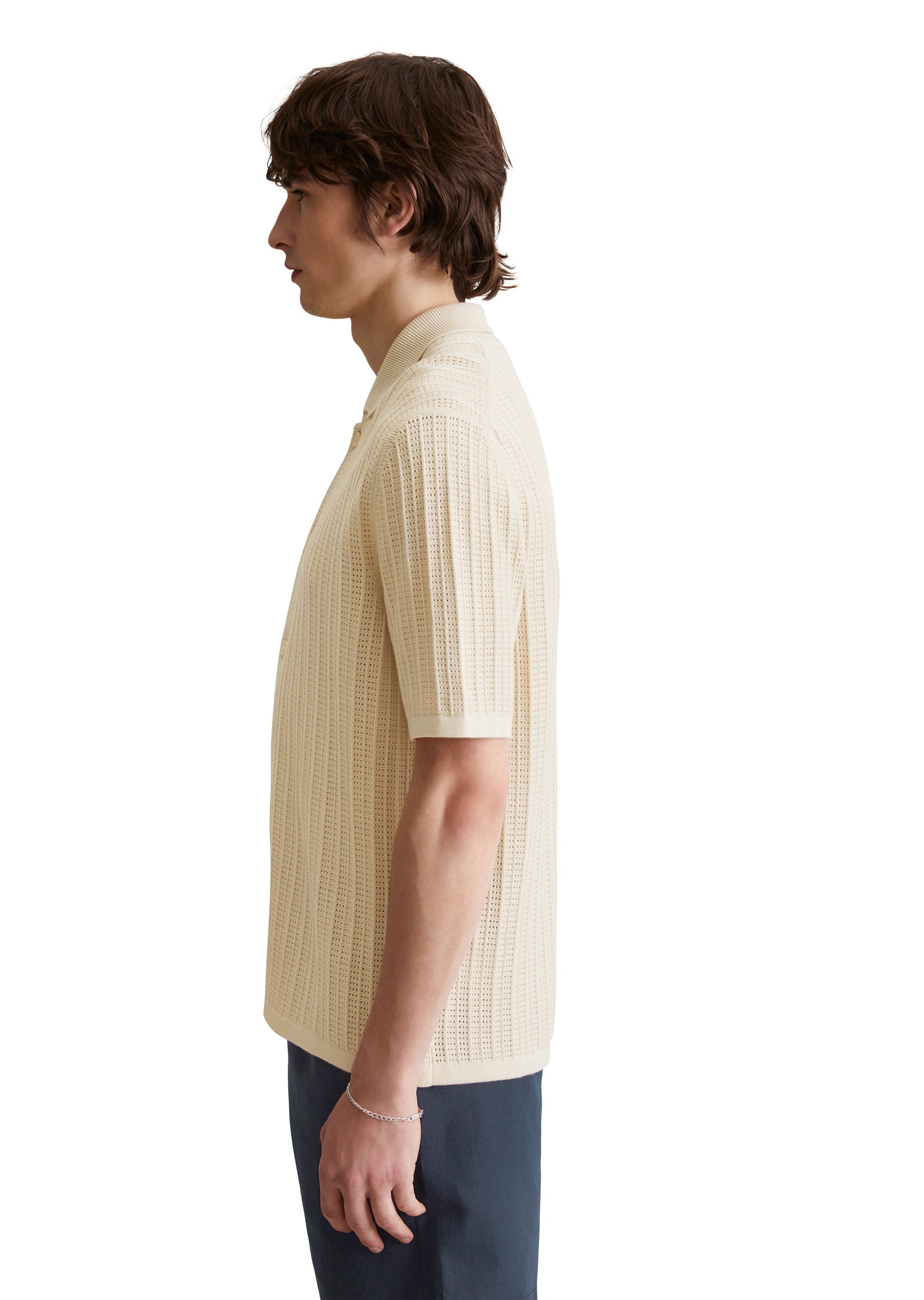 Marc OPolo DENIM Kurzarmhemd "mit durchgehender Knopfleiste" günstig online kaufen