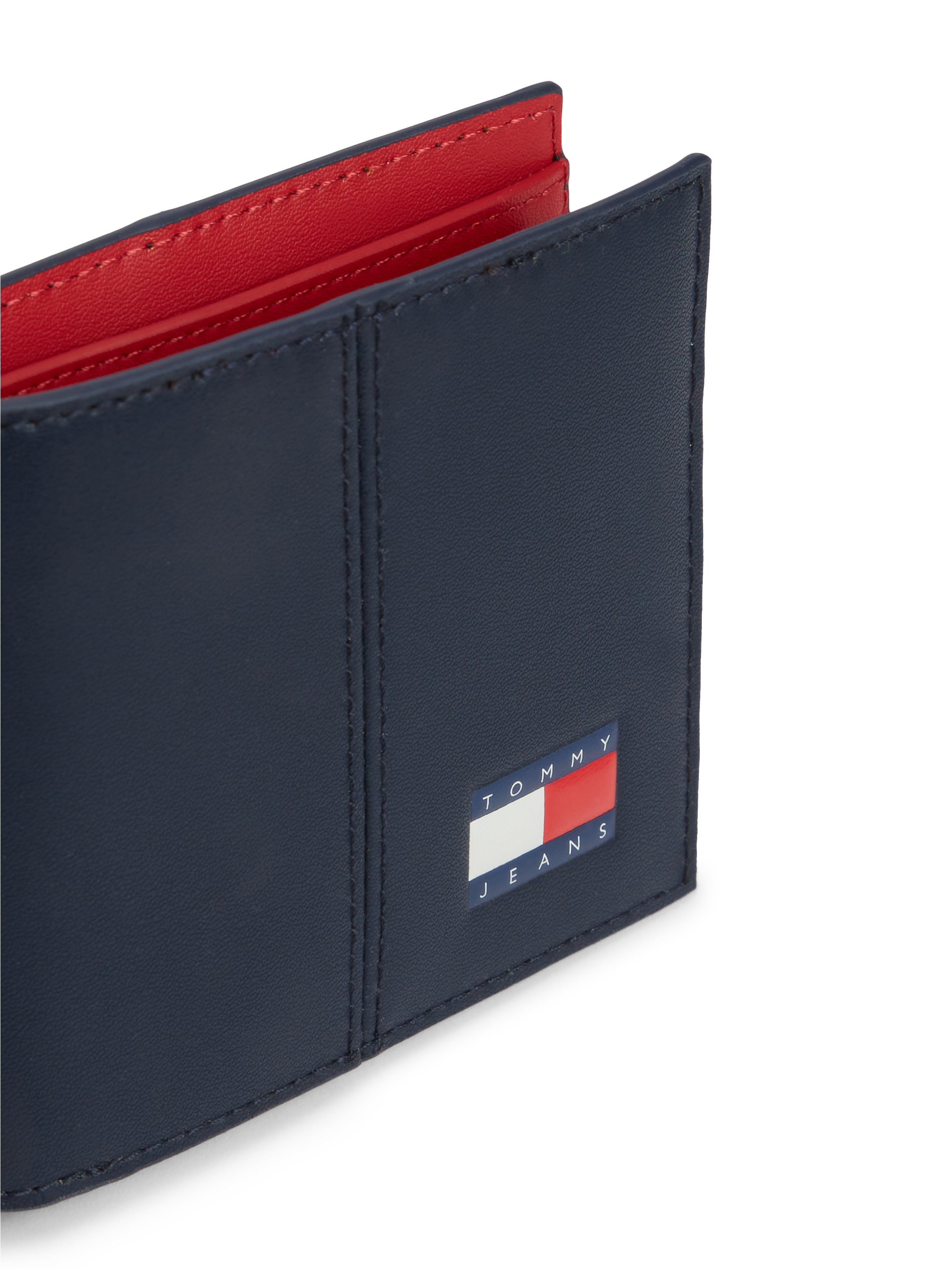 Tommy Jeans Geldbörse »TJM HERITAGE LEATHER CC & COIN« Unisex Geldbeutel, Portemonnaie, Money Pocket mit Logoschriftzug