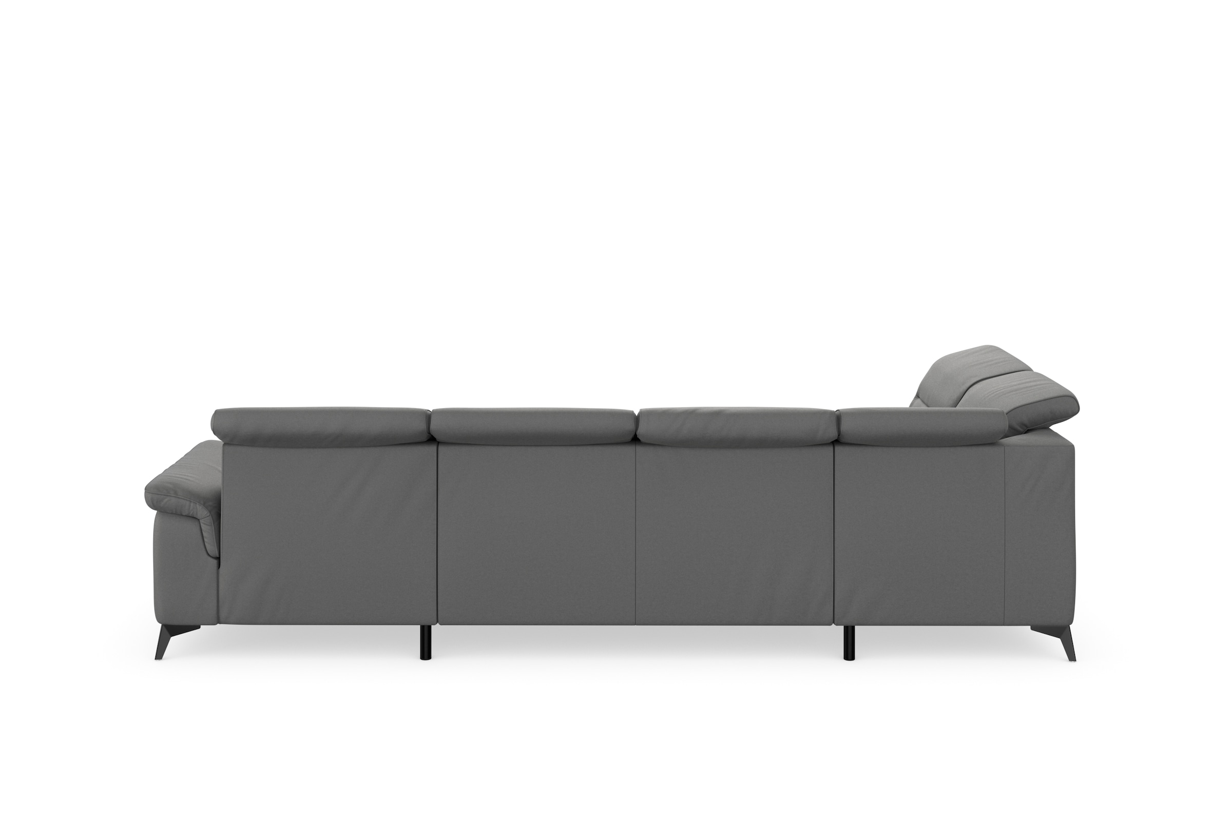 sit&more Wohnlandschaft »Sinatra U-Form« optional mit Kopfteilverstellung und Armteilfunktion, Metallfüße