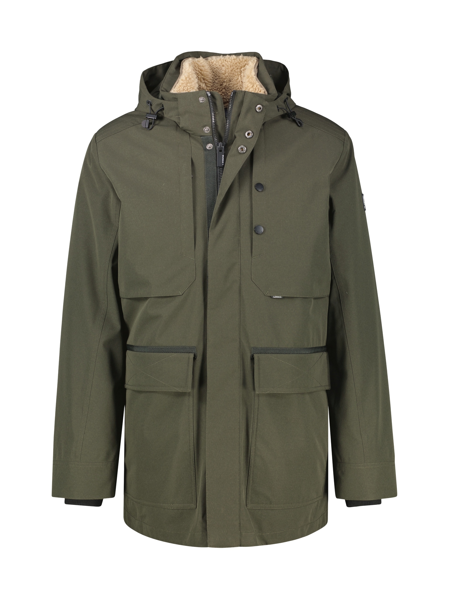 LERROS Parka »2in1 Jacke im Parka-Style, wind- und wasserabweisend« mit Kapuze