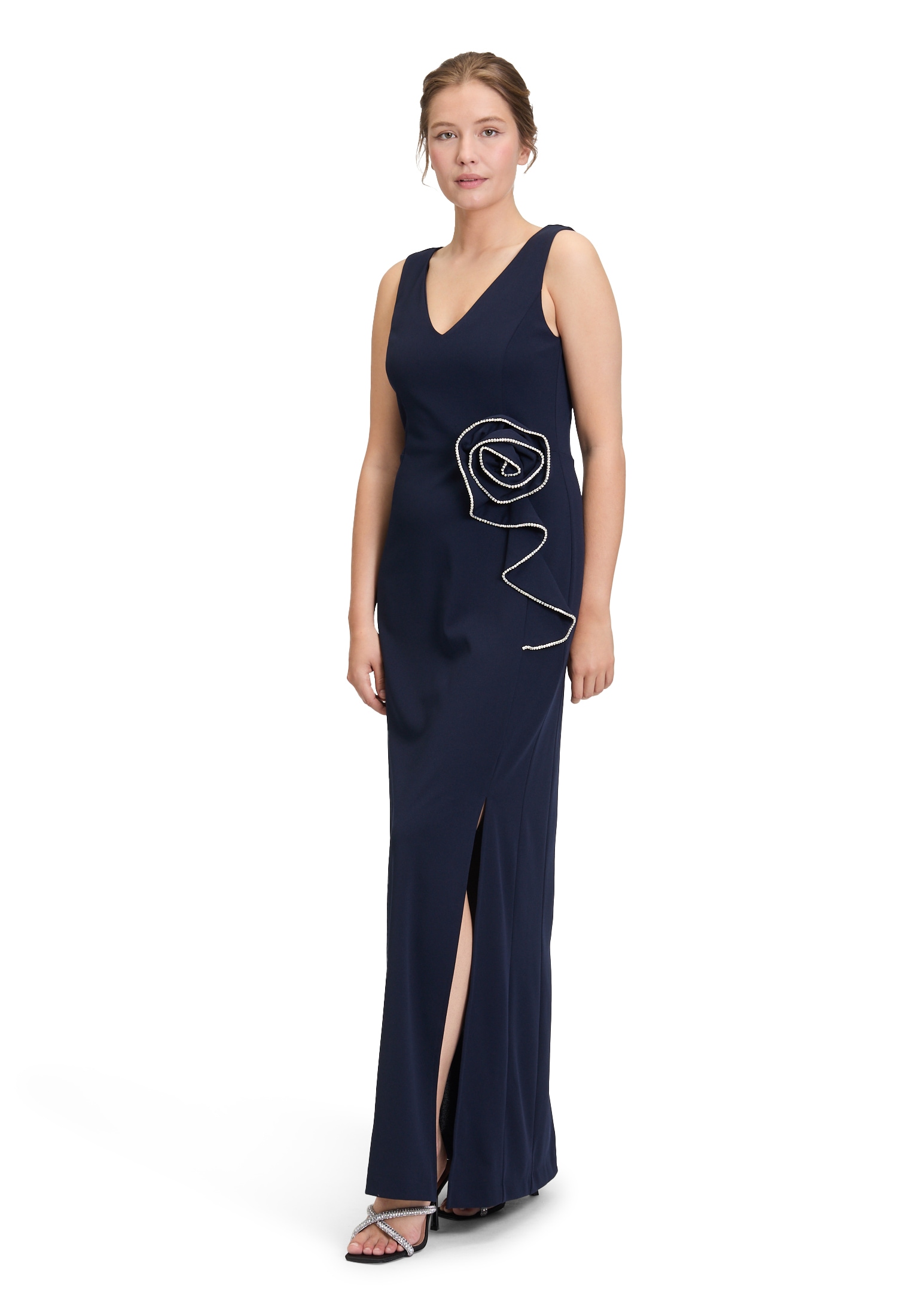 Vera Mont Abendkleid "Vera Mont Damen Abendkleid mit Volant" günstig online kaufen