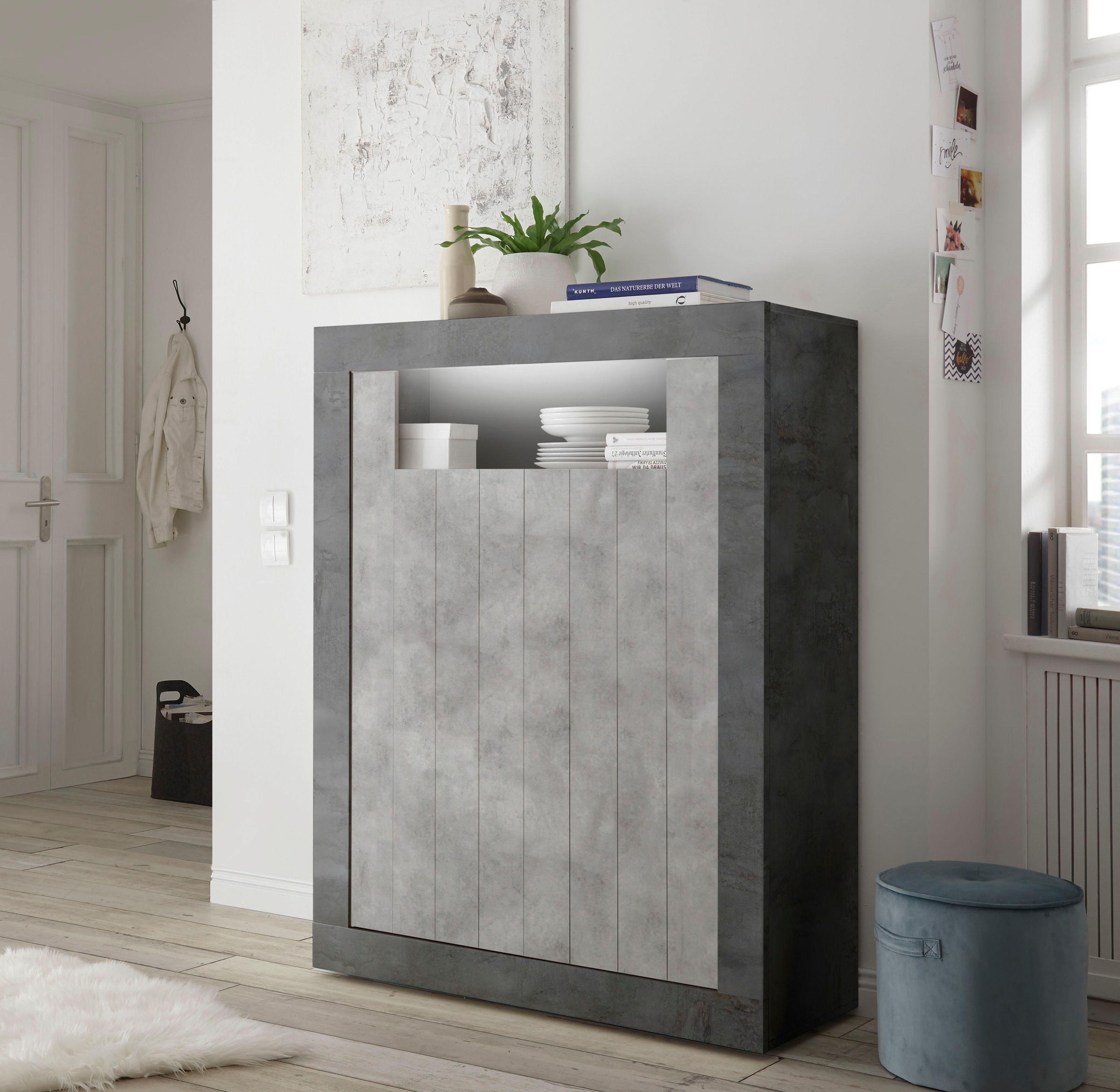 Home affaire Highboard "Urbino" Breite 110 cm günstig online kaufen