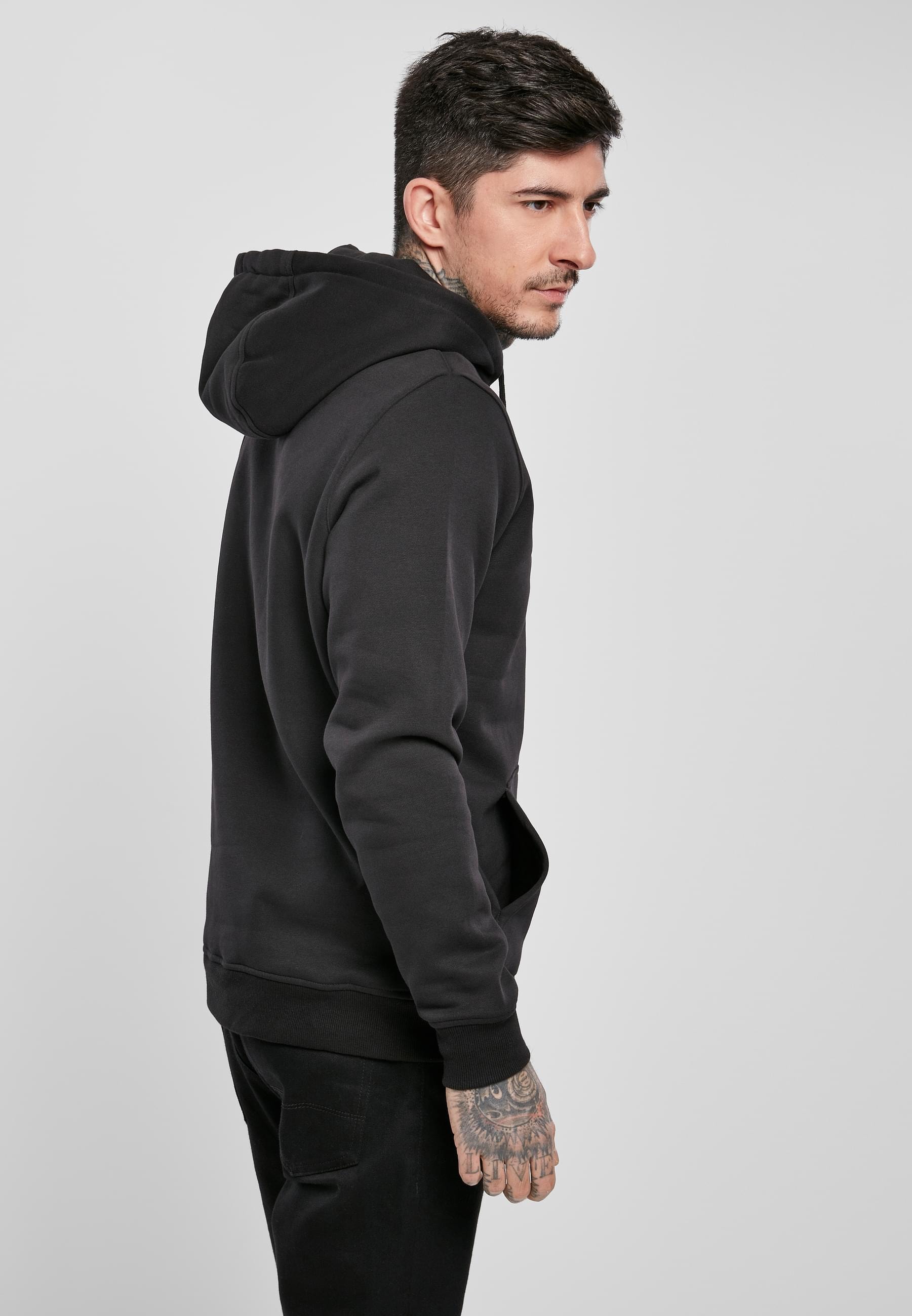 MisterTee Sweatshirt »MisterTee Herren Pray EMB Hoody«, (1 tlg.)