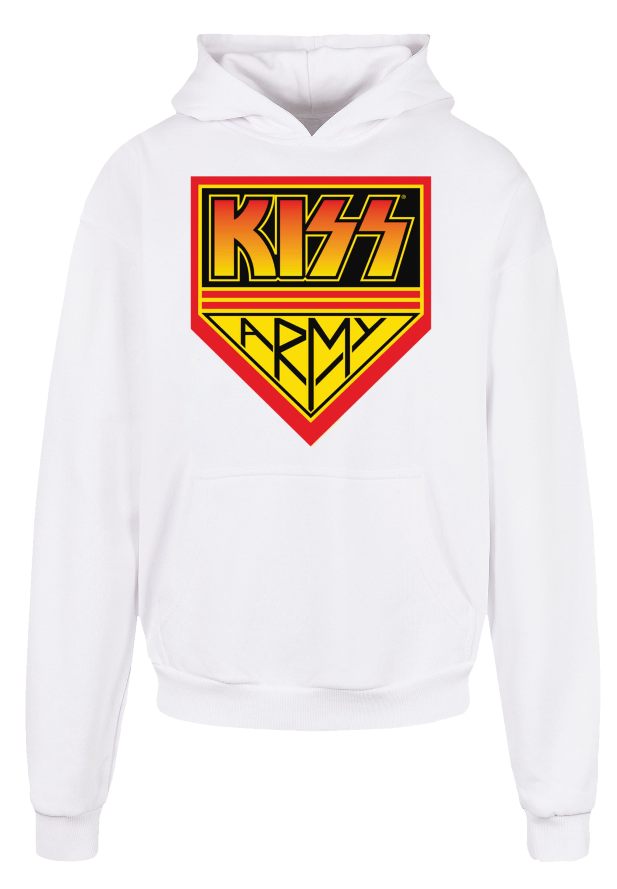 F4NT4STIC Kapuzenpullover »Kiss Rock Band Army Logo«, Premium Qualität, Musik, By Rock Off