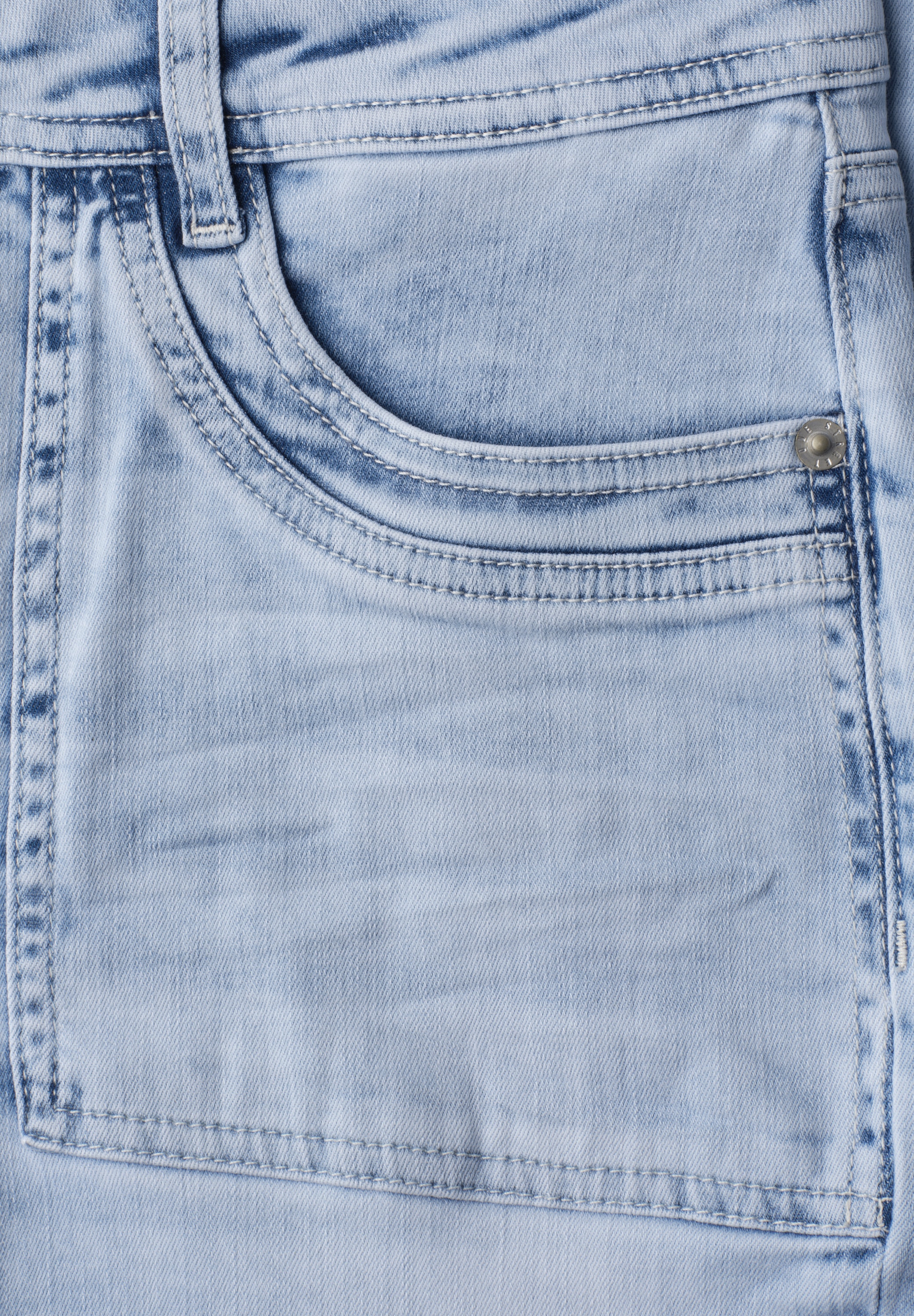 STREET ONE Bequeme Jeans »Style Amalia« mit Aufschlag und Stretch