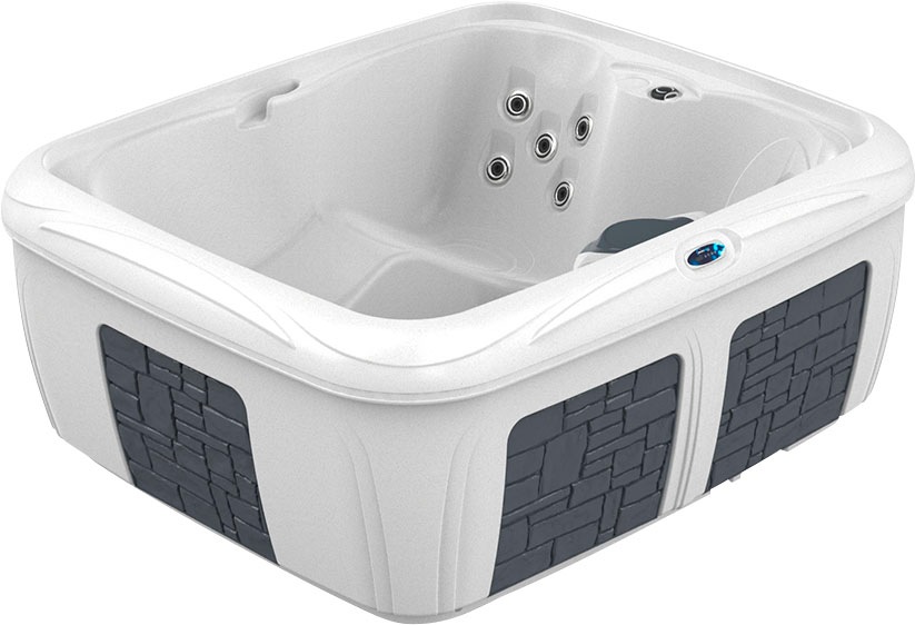 Interline Whirlpool »Stonehenge EZL White Diamond / Grey Brick«, Abdeckung, MoonGlo... kaufen