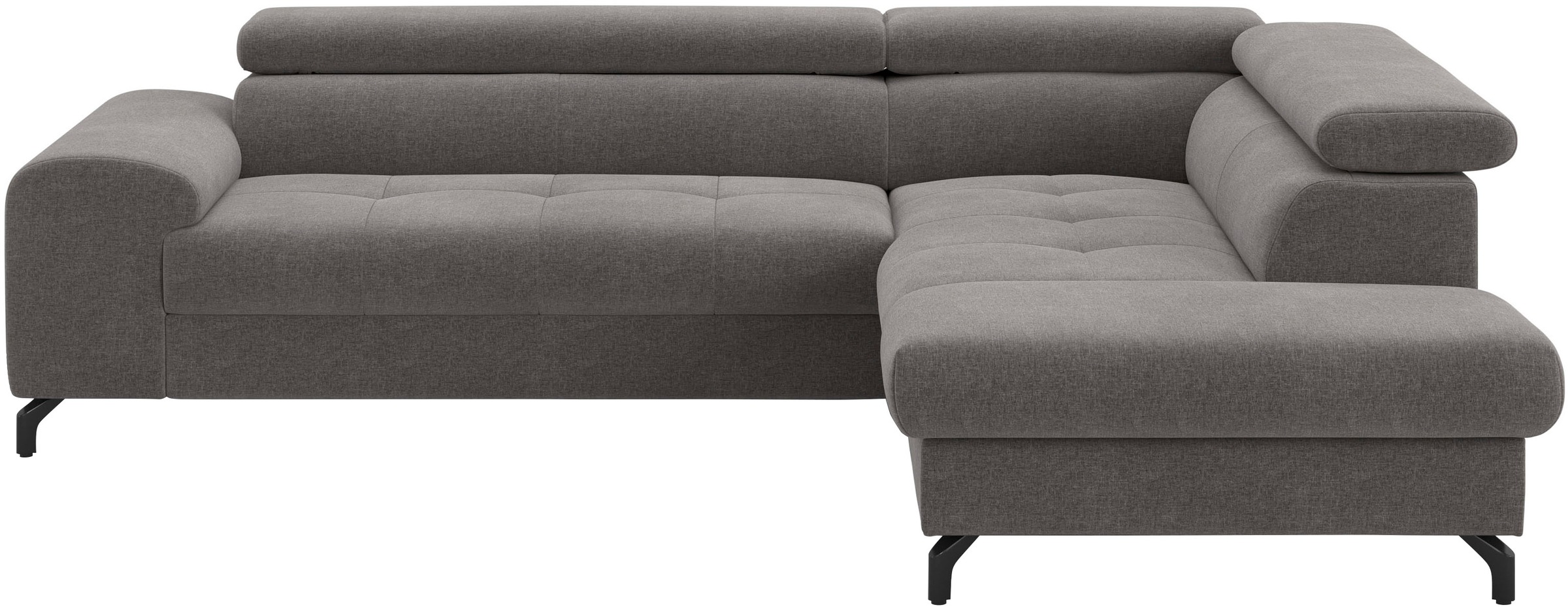 COTTA Ecksofa "Aura L-Form, B: 260 cm" mit Bettfunktion, Bettkasten & Kopft günstig online kaufen
