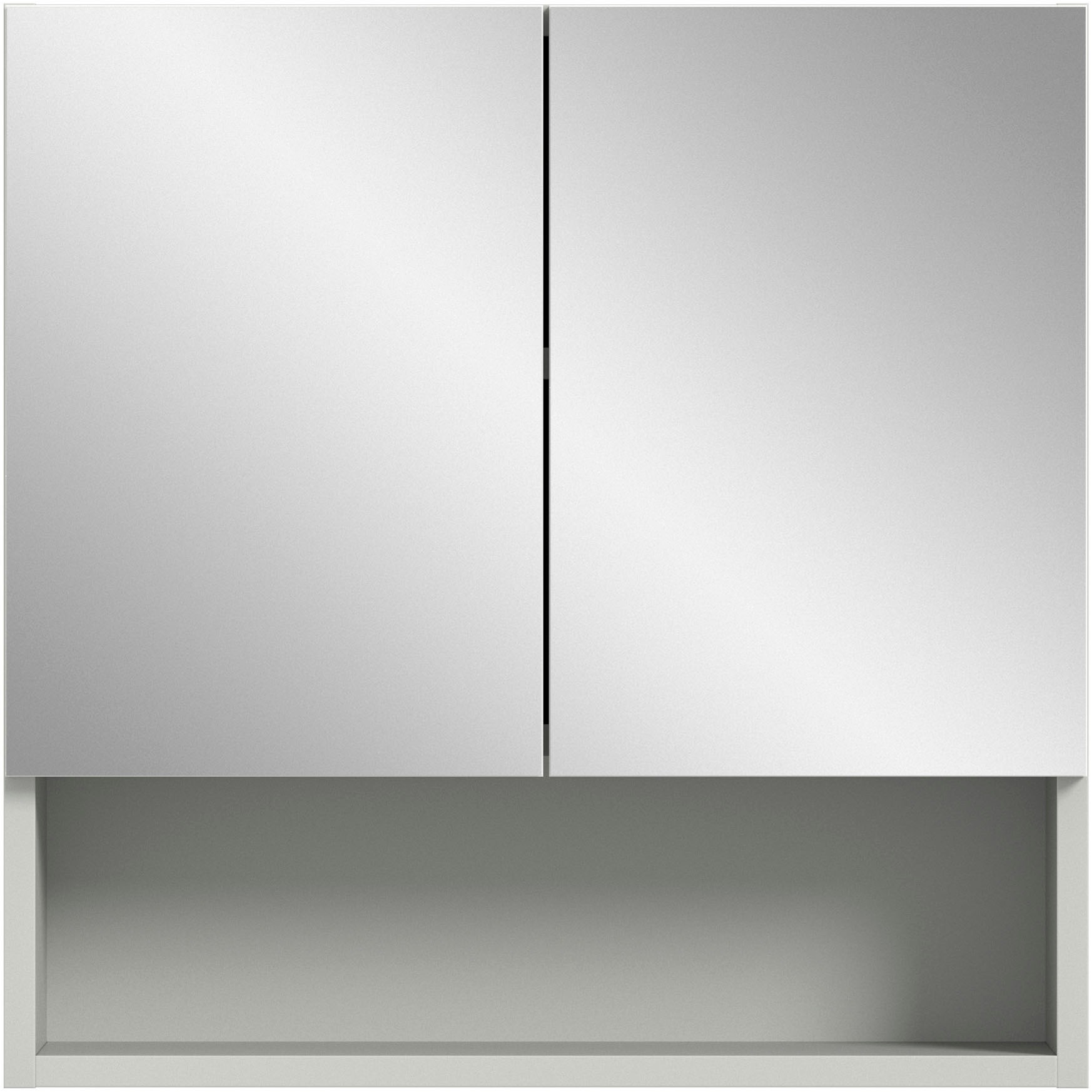 welltime Spiegelschrank »Calcio, Breite 55 cm, 2 Spiegeltüren, 1 Einlegboden, 3 Fächer«, Badschrank, Bad-Möbel, Badezimmer