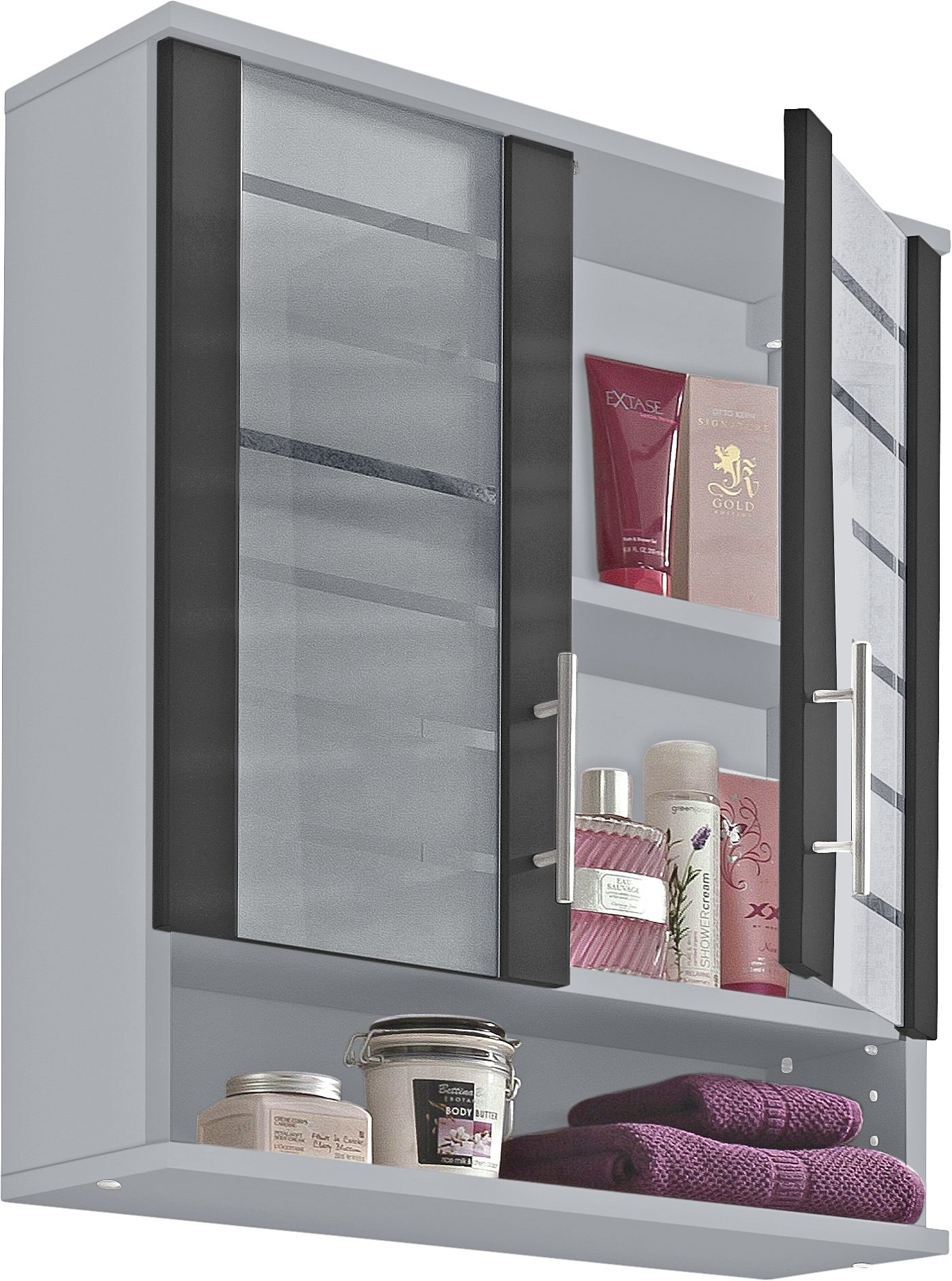 Schildmeyer Hängeschrank "Nikosia", Breite 60 cm, mit Glastüren, hochwertig günstig online kaufen