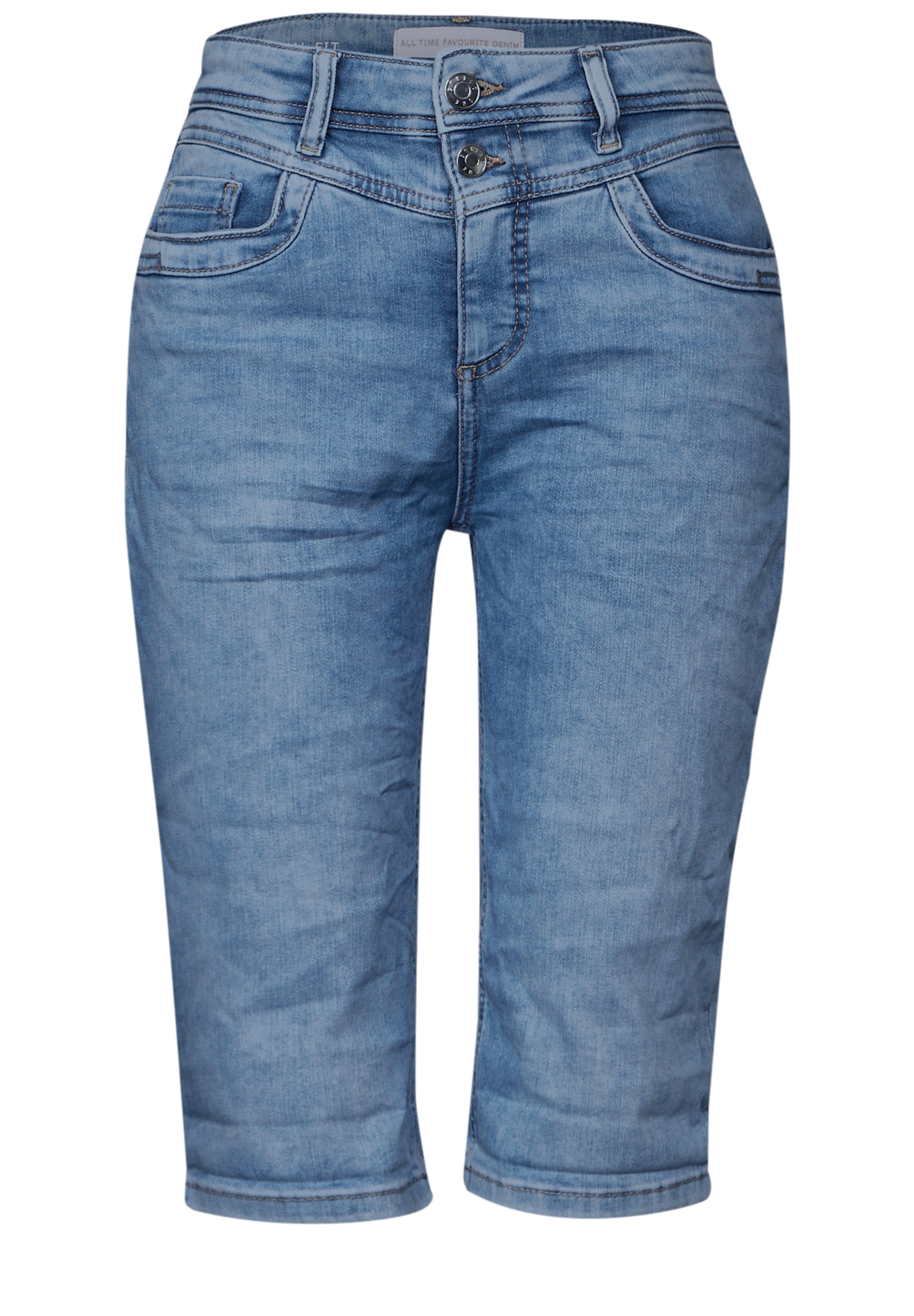 STREET ONE Slim-fit-Jeans, aus Baumwolle mit Stretchanteil