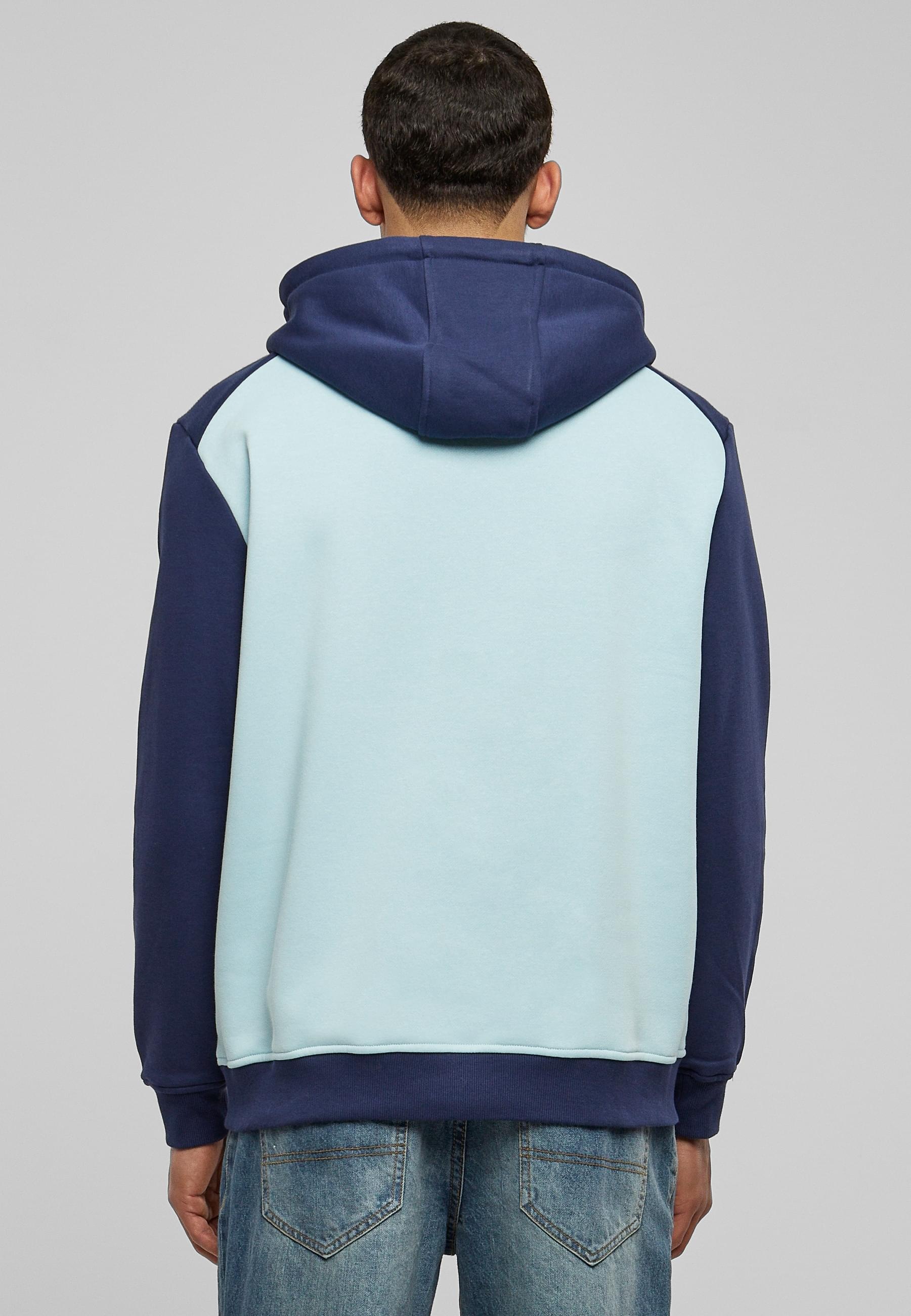 URBAN CLASSICS Sweater »Urban Classics Herren 2-Tone Fake Raglan Hoody«, (1 tlg.)