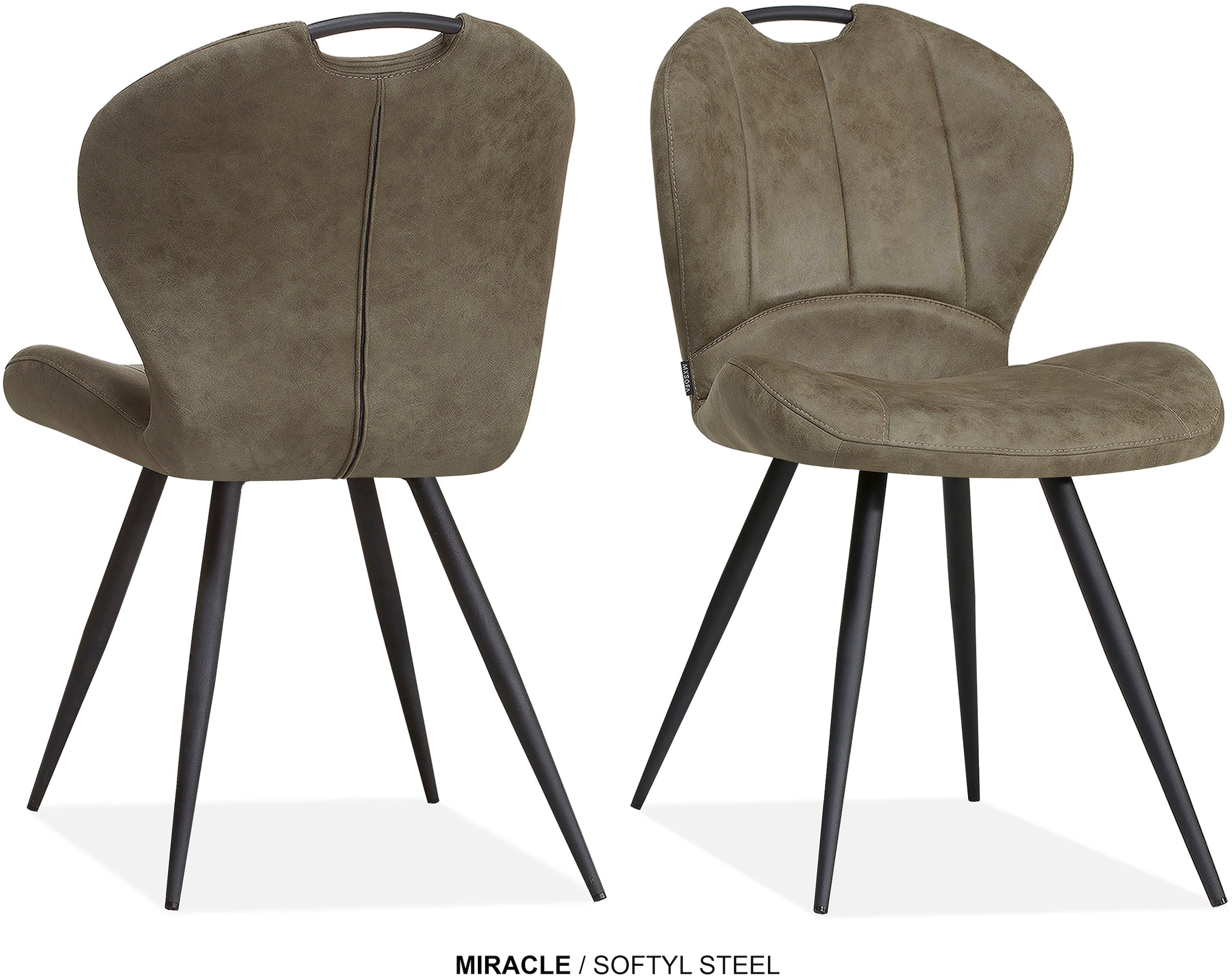 OMG Design Esszimmerstuhl "Miracle" (Set) 2 Stk. Stoff Esszimmerstuhl, pfle günstig online kaufen