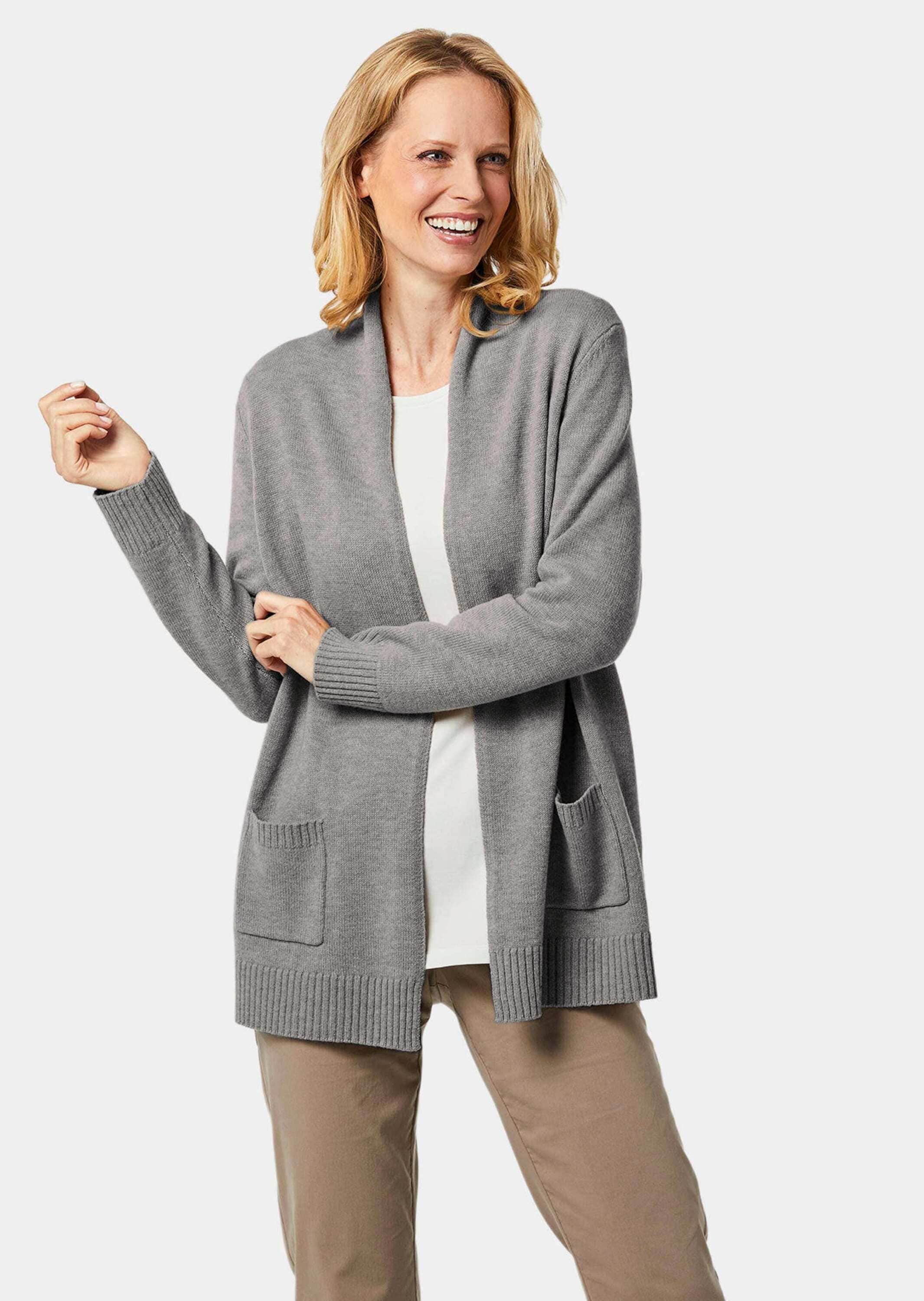 GOLDNER Strickjacke »Strickjacke Strickjacke aus Merinowolle«