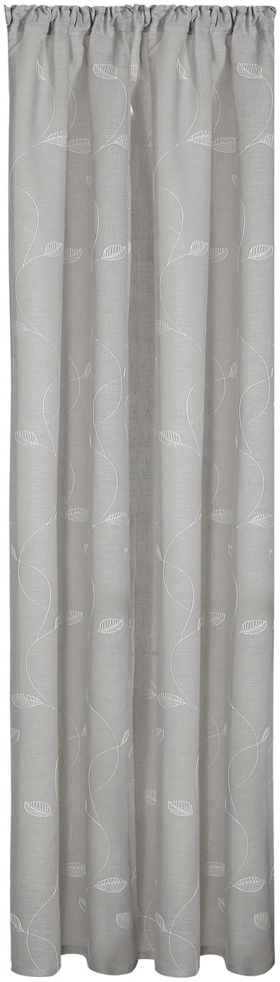 Thumbnail - Gerster Gardine "Nelli" Kräuselband 1 Stk. tlg. Fertigschal - nature line