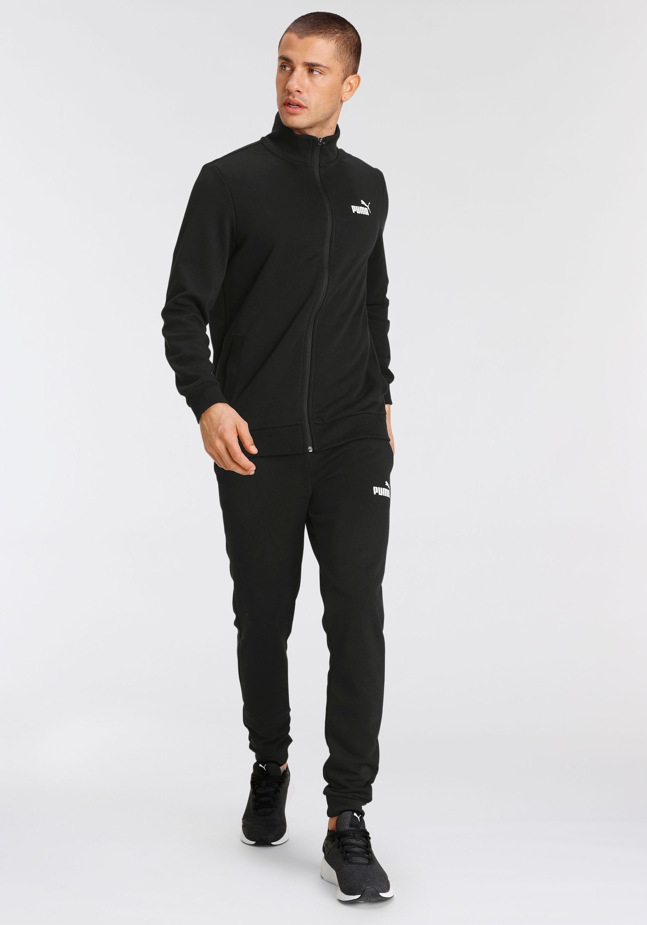 PUMA Trainingsanzug "CLEAN SWEAT SUIT TR", (2 tlg.)