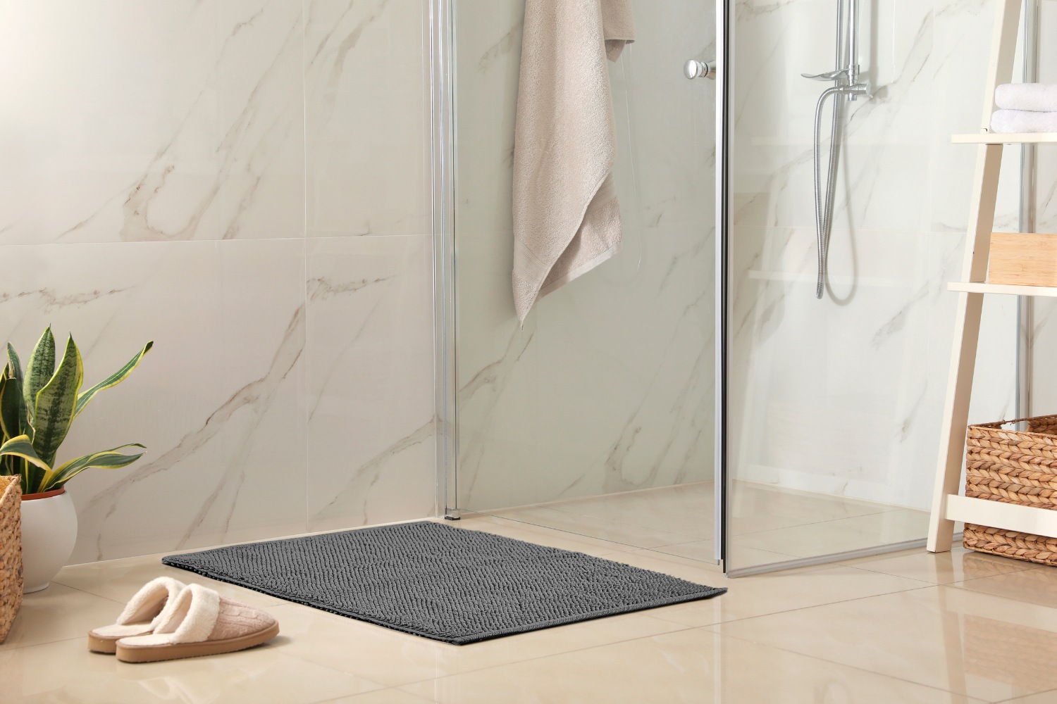 LUXOR living Badematte "Atlanta, 50x80 cm" Höhe 10 mm beidseitig nutzbar  f günstig online kaufen