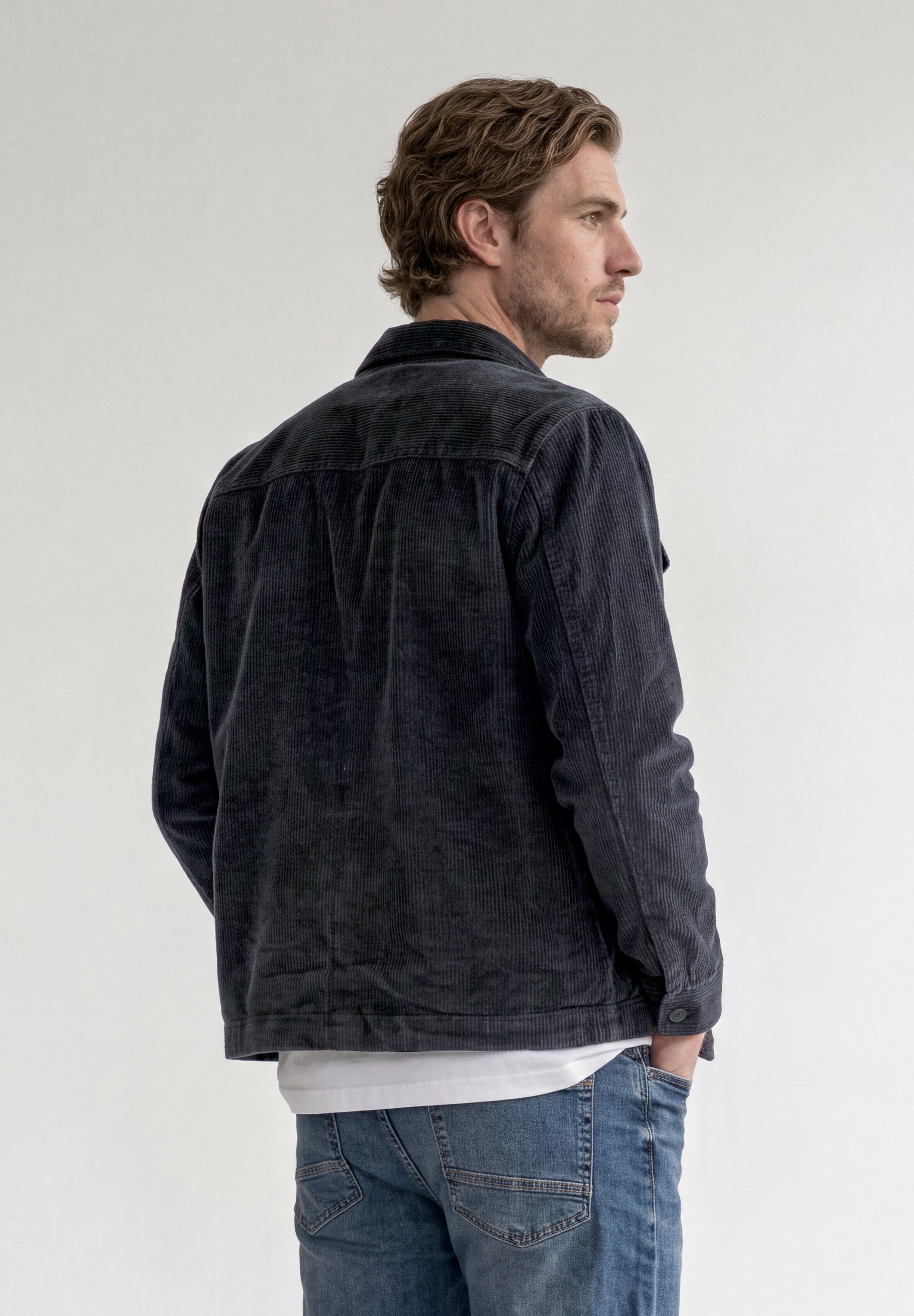 STREET ONE MEN Sakko in Cord-Optik