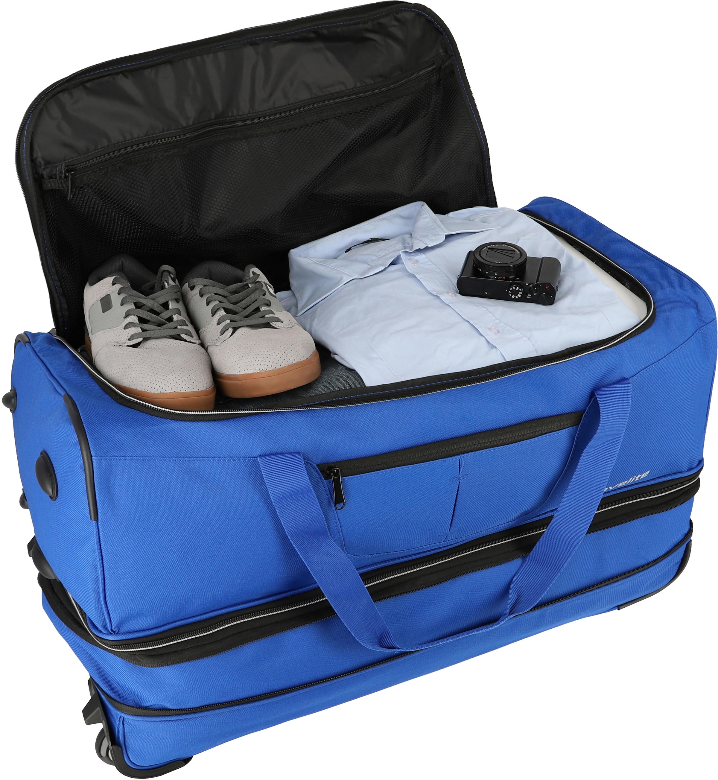 travelite Reisetasche »Basics, 70 BAUR royal | kaufen Volumenerweiterung online blau«, mit cm