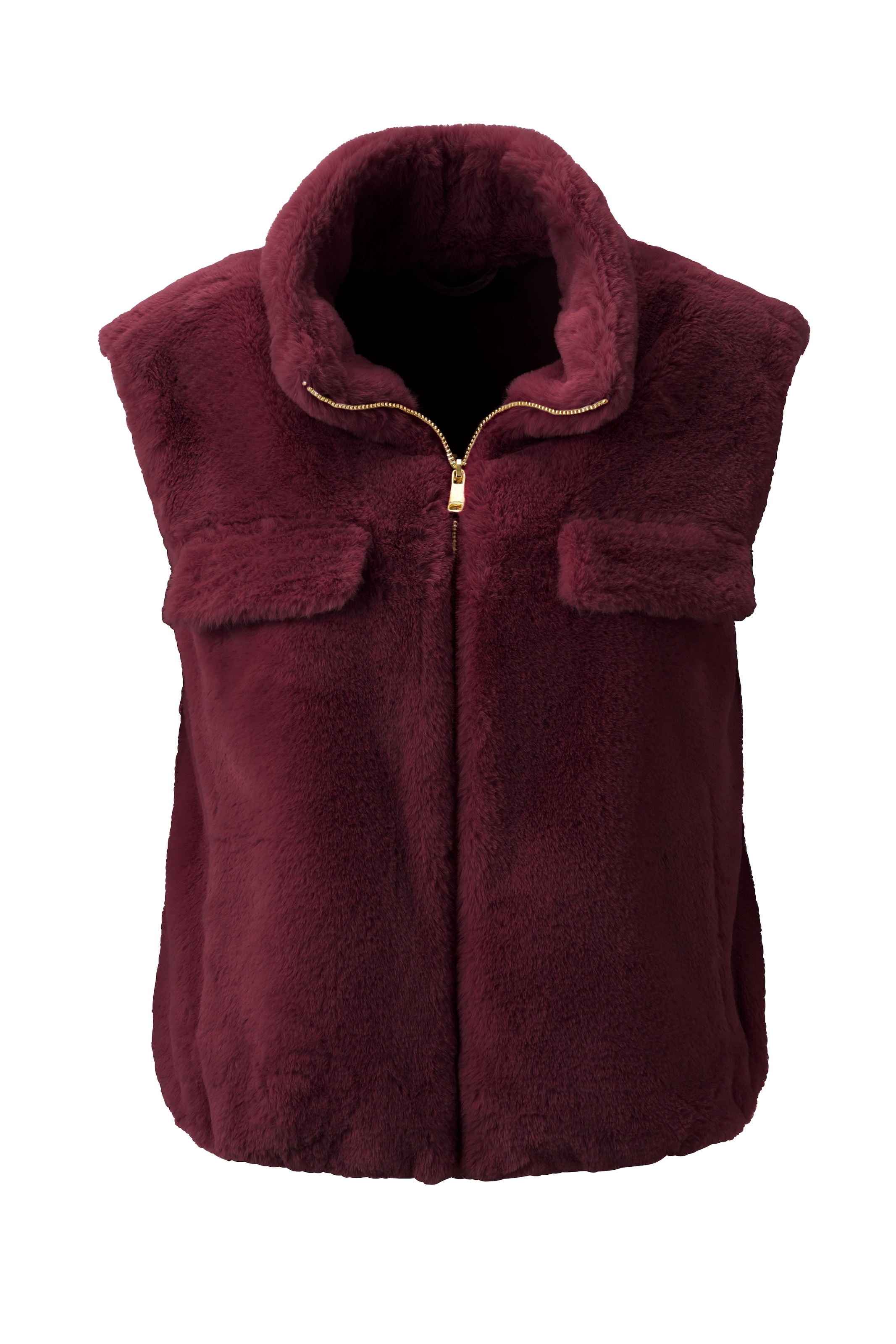 Aniston CASUAL Plüschweste, in trendiger Farbpalette - NEUE KOLLEKTION
