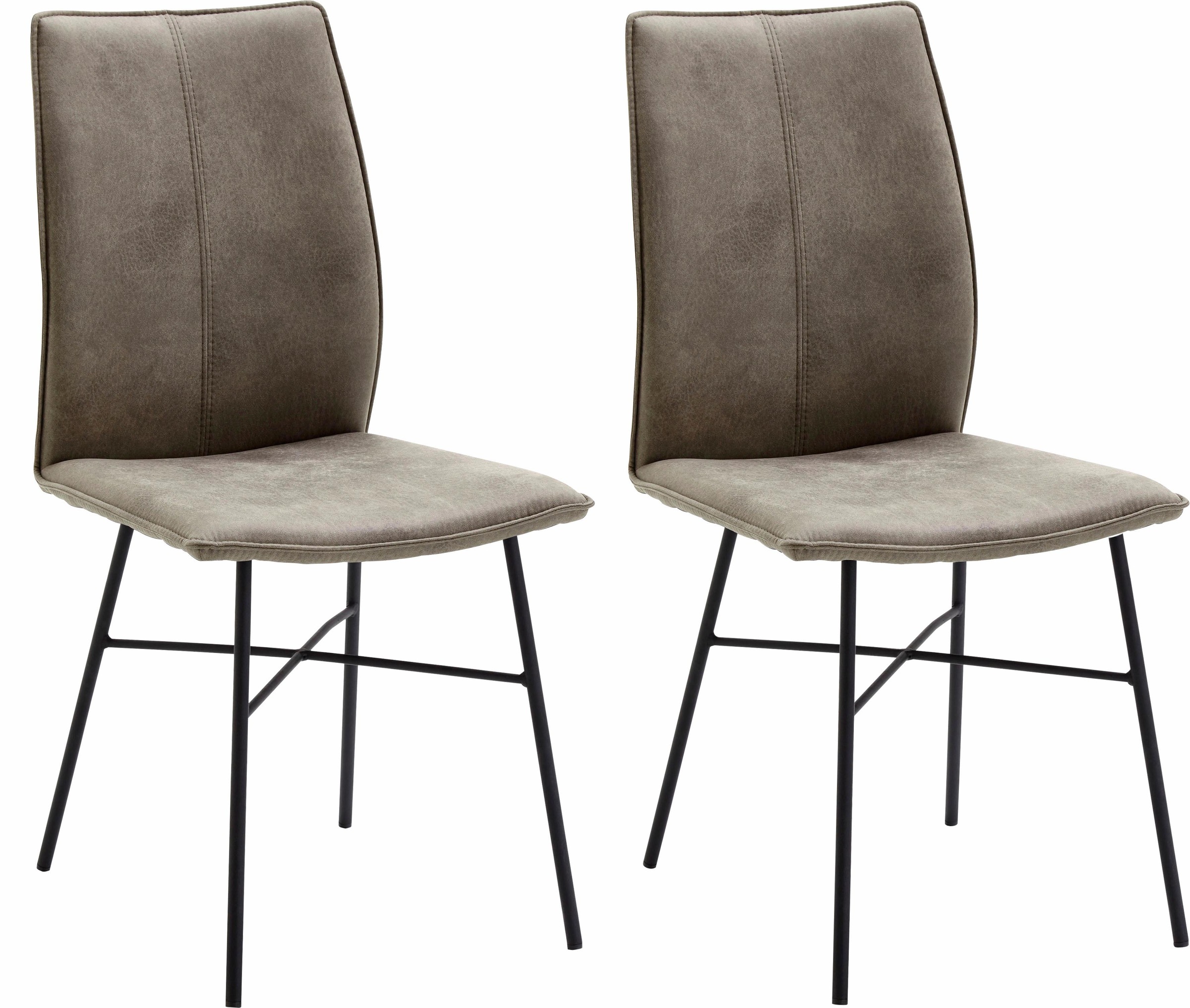 NIEHOFF SITZMÖBEL 4-Fußstuhl "Capri" (Set) 2 Stk. Microfaser ABERDEEN Bezug günstig online kaufen