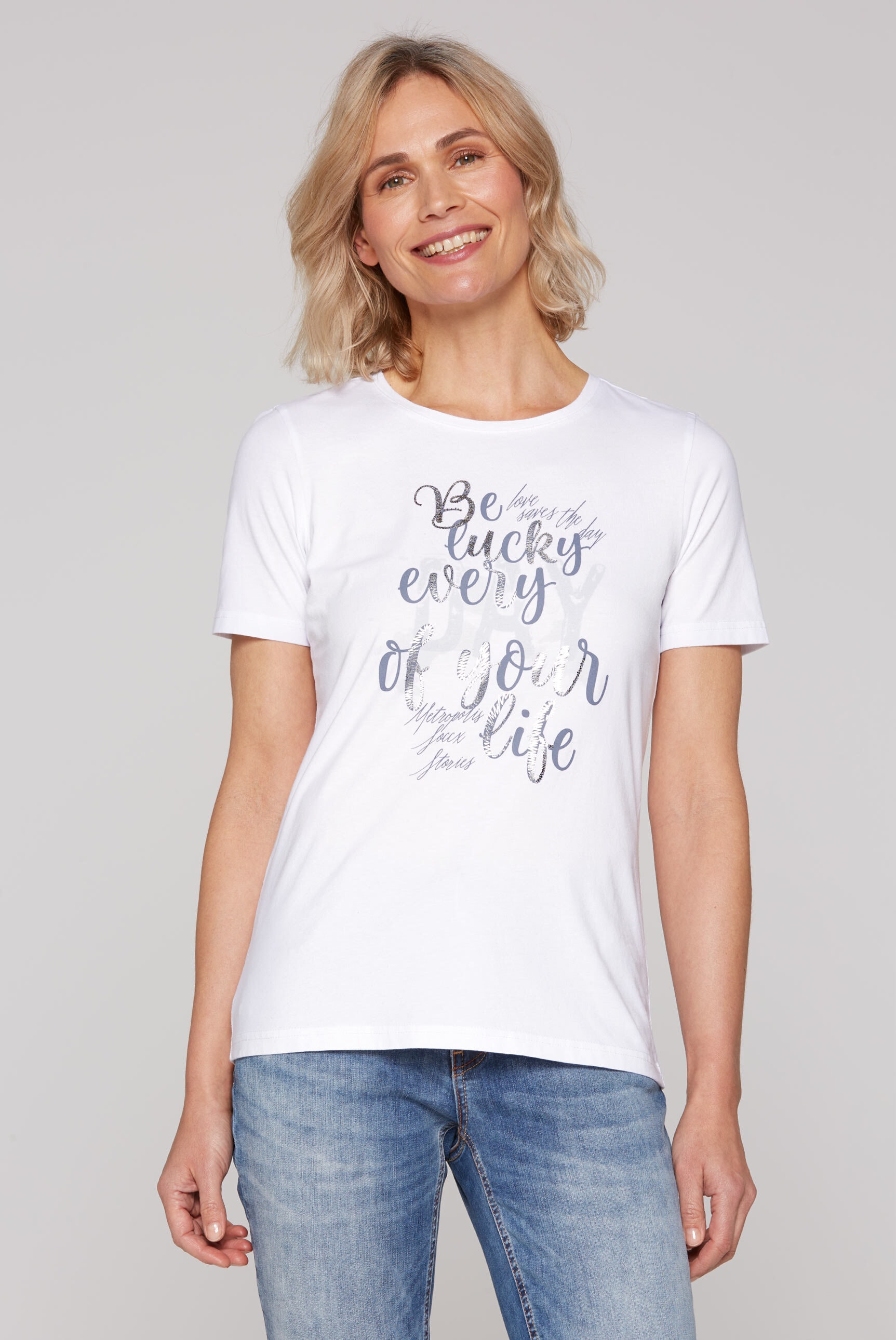 SOCCX Rundhalsshirt, aus Baumwolle günstig online kaufen