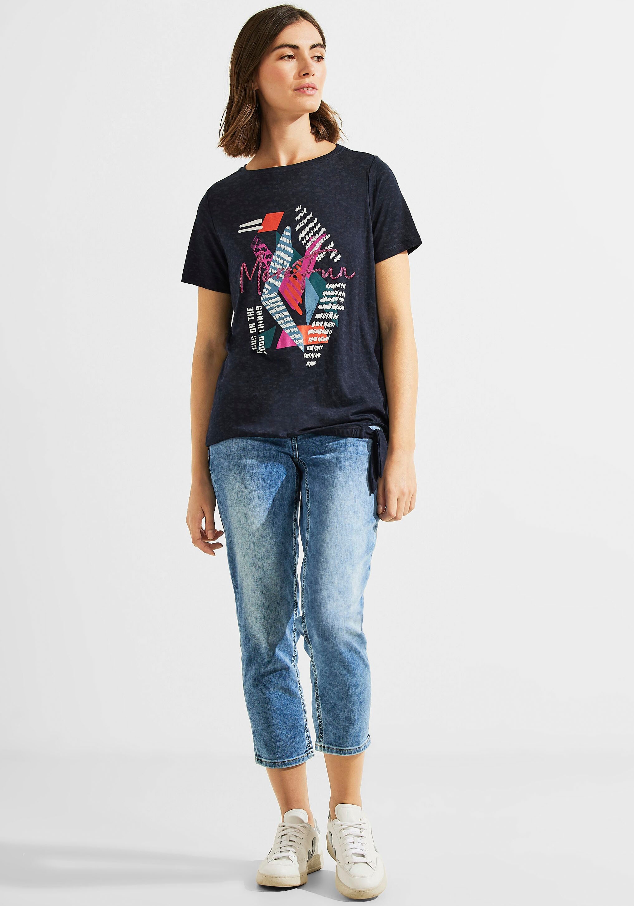 Burn-Out-Design für | BAUR Cecil T-Shirt, kaufen im