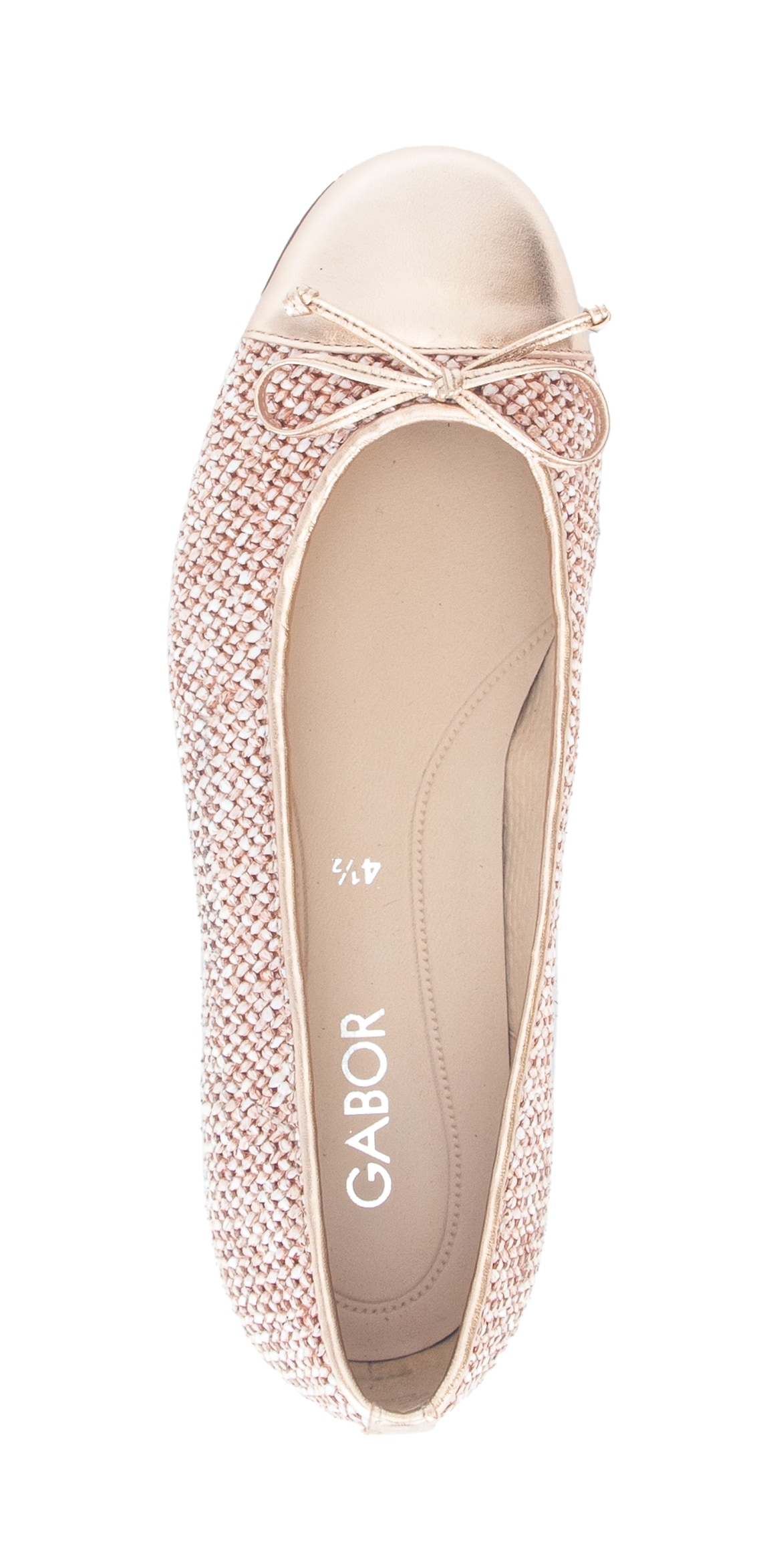 Gabor Ballerina  Blockabsatz, Businessschuh, Schupfschuh in runder Form
