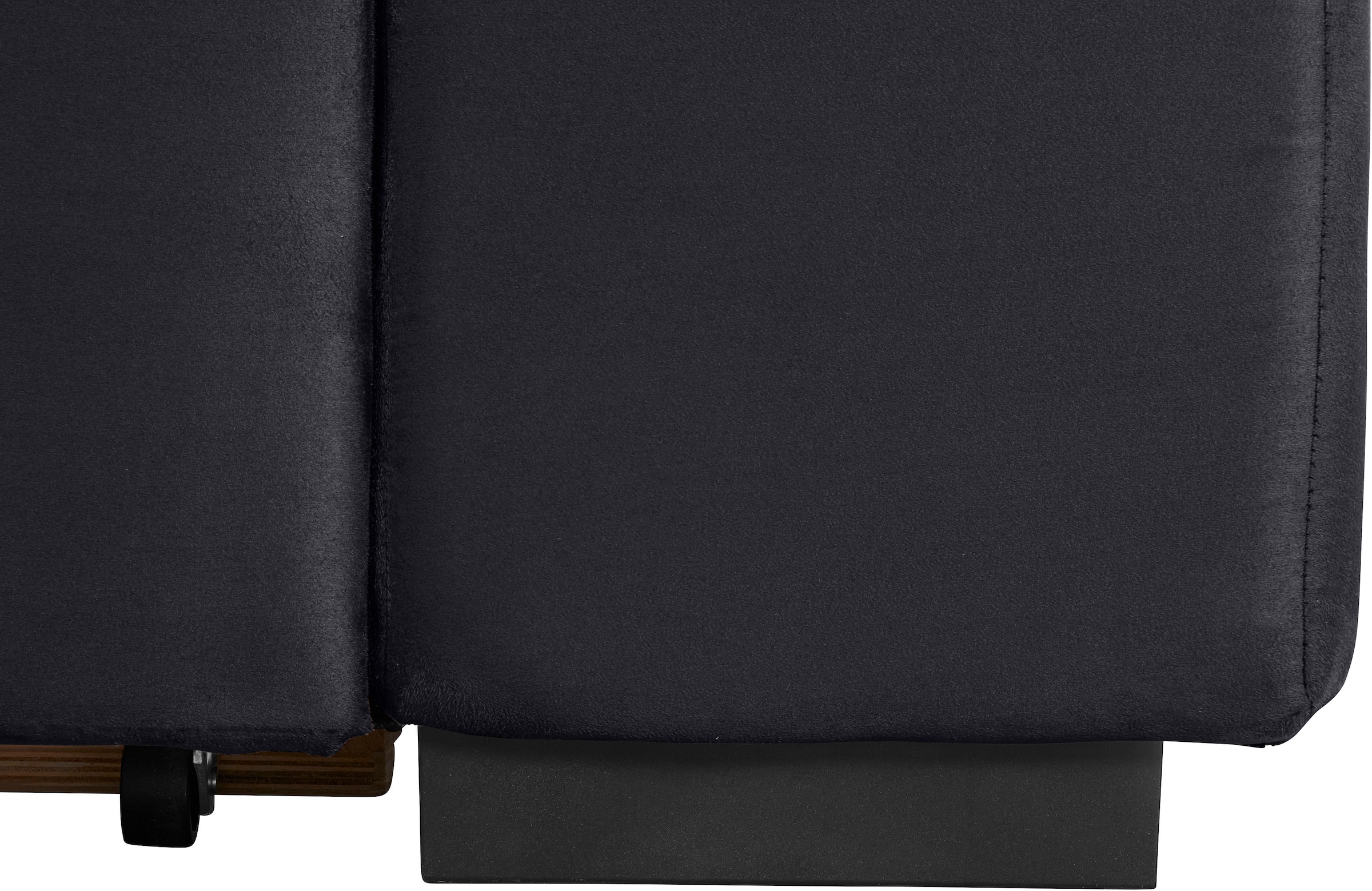 COTTA Ecksofa »Lola L-Form mit Kopfteilfunktion & Hocker«, (Set, mit Hocker), wahlweise mit Bettfunktion, Bettkasten & Armteilverstellung
