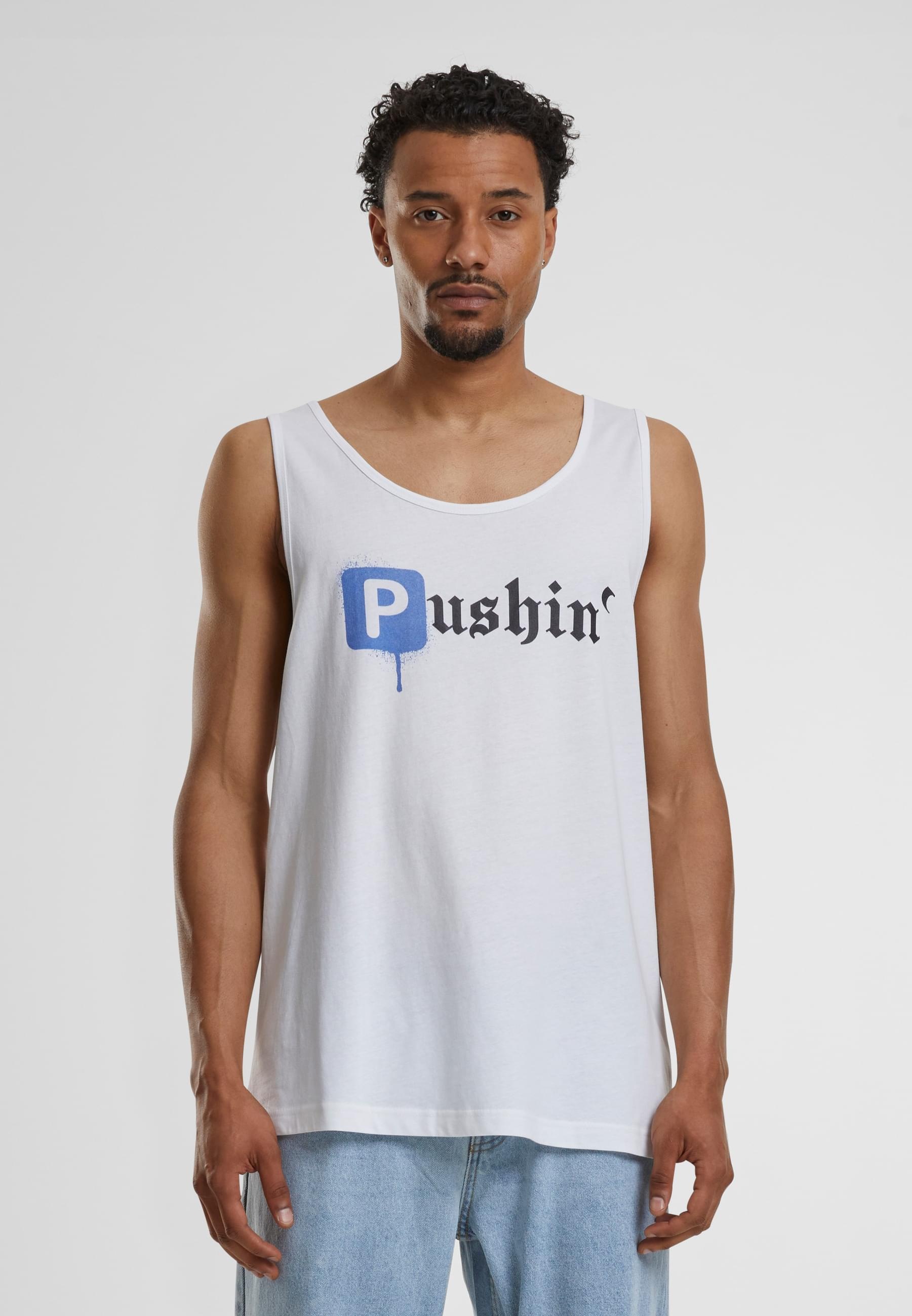MisterTee Tanktop »MisterTee Herren Pushin P Tank Top«, (1 tlg.)