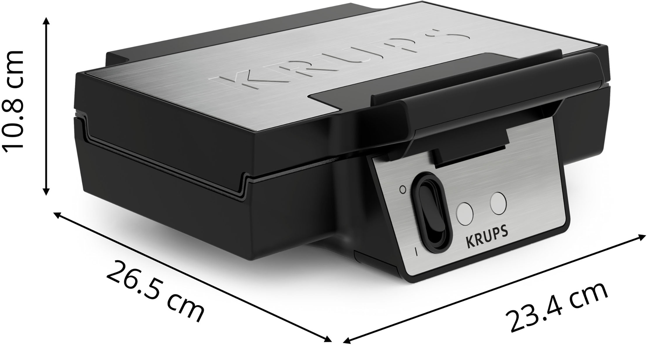 Krups Waffeleisen »FDK261 Iconic«, 850 W, keramikbeschichtete Antihaftplatten, kratzfest