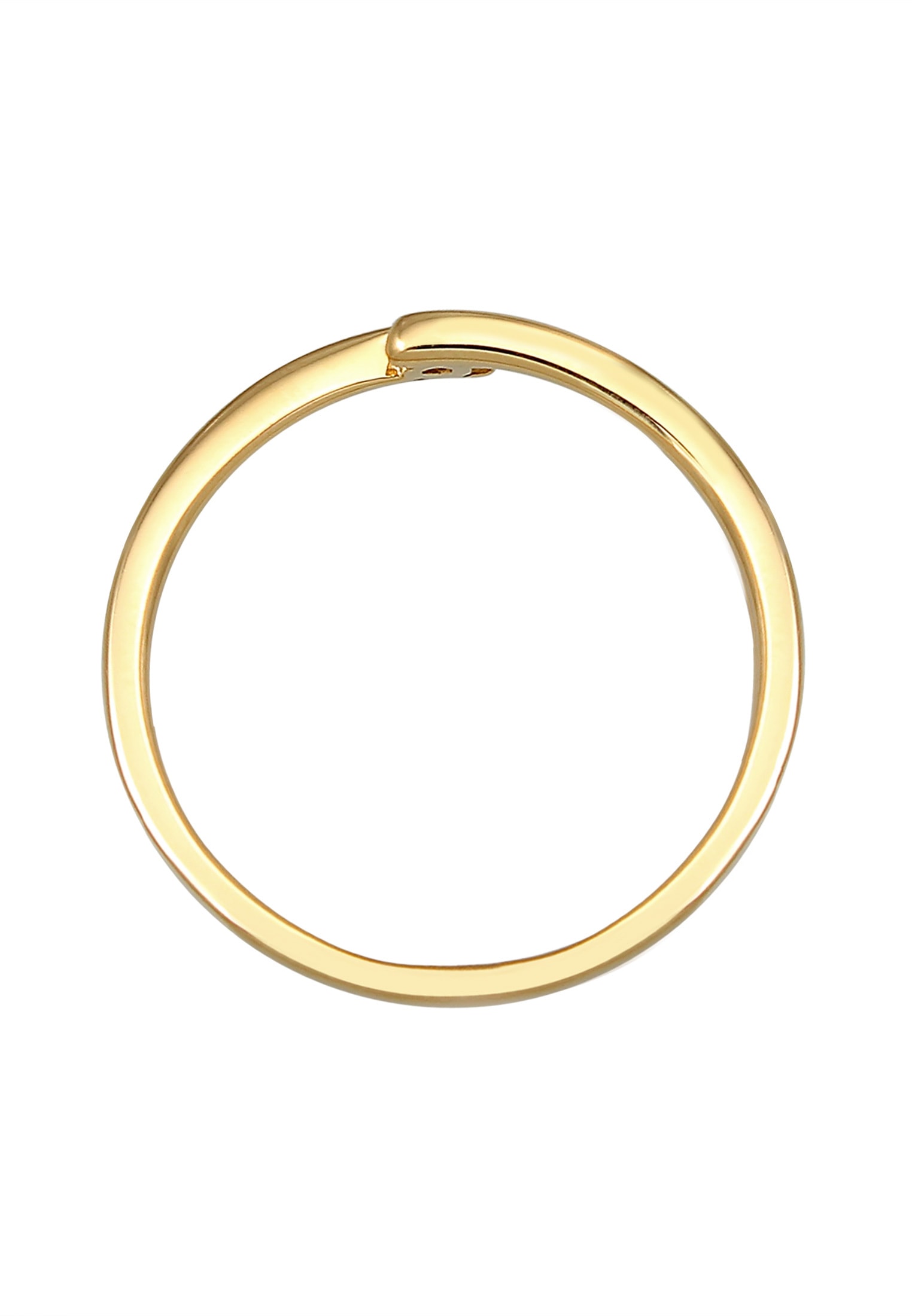 Elli DIAMONDS Verlobungsring »Verlobungsring Diamant (0.03 ct.) 585 Gelbgold«