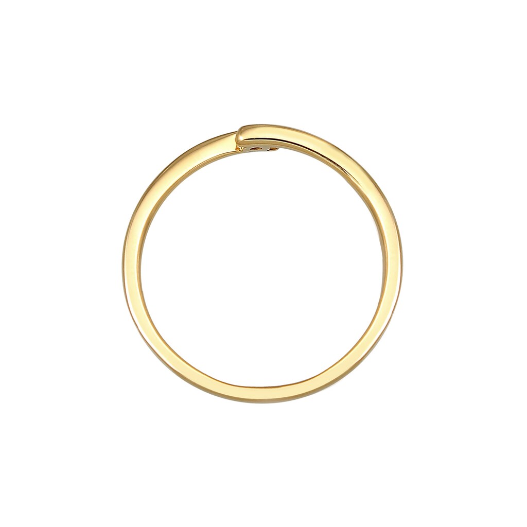 Elli DIAMONDS Verlobungsring »Verlobungsring Diamant (0.03 ct.) 585 Gelbgold«