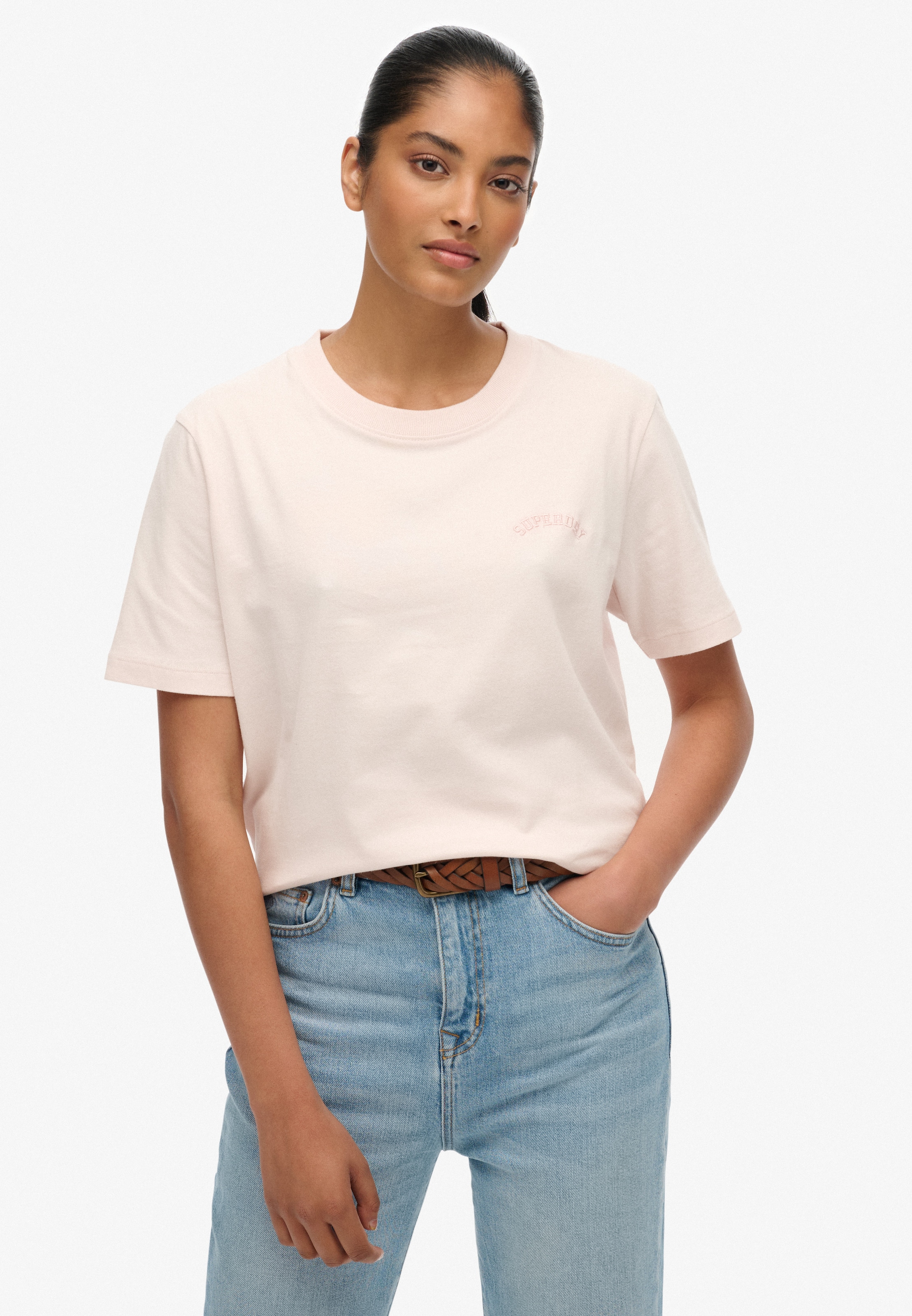 Superdry T-Shirt "ESSENTIAL LOGO EMB TEE" günstig online kaufen