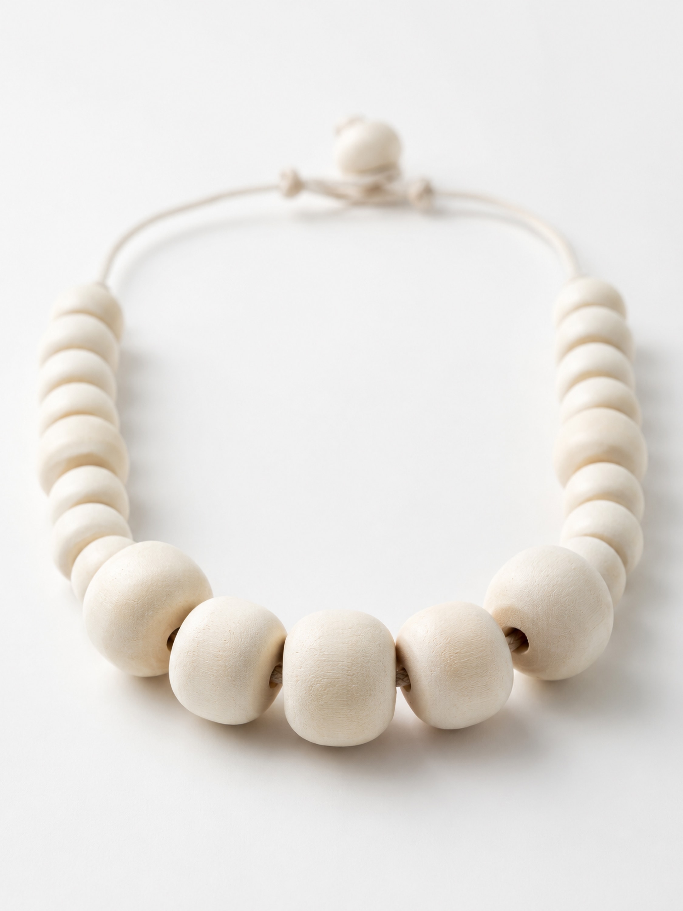 COLLEZIONE ALESSANDRO Kette mit Anhänger »Offwhite« moden-elegante Holzkette