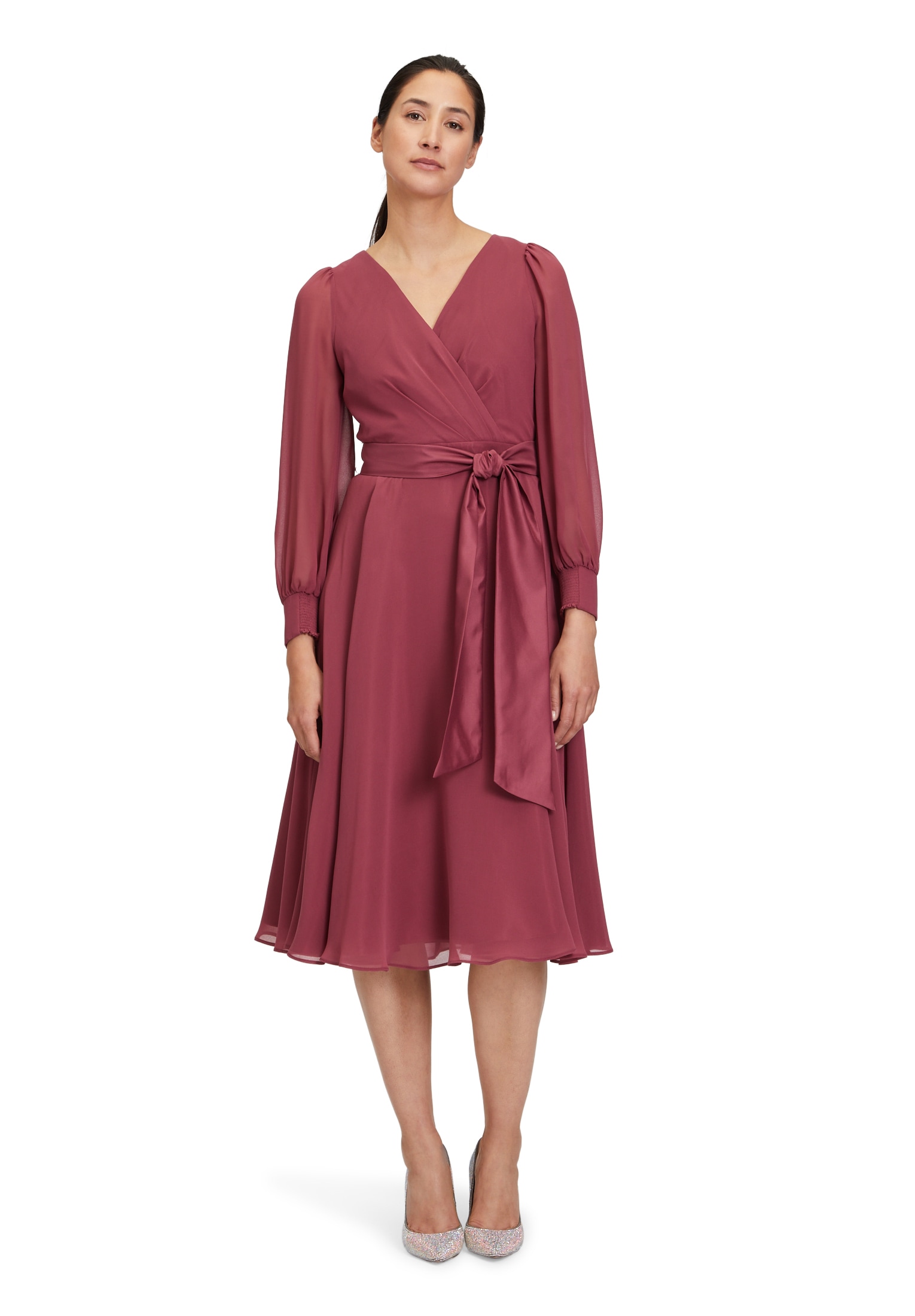Vera Mont Cocktailkleid "Vera Mont Damen Cocktailkleid mit Gürtel", Design günstig online kaufen