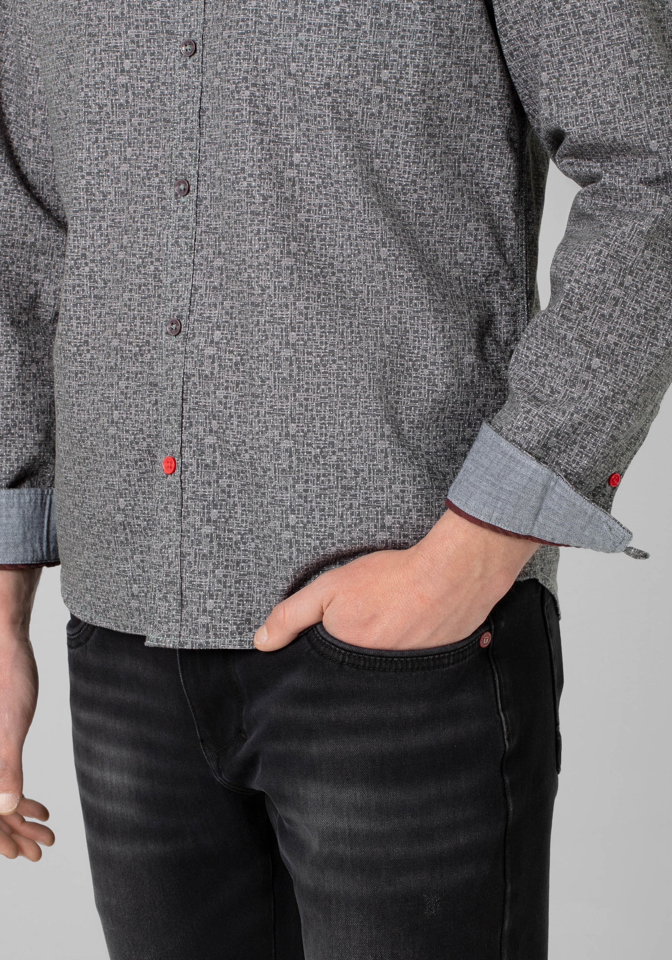 TIMEZONE Langarmhemd »Smart Structure Shirt«
