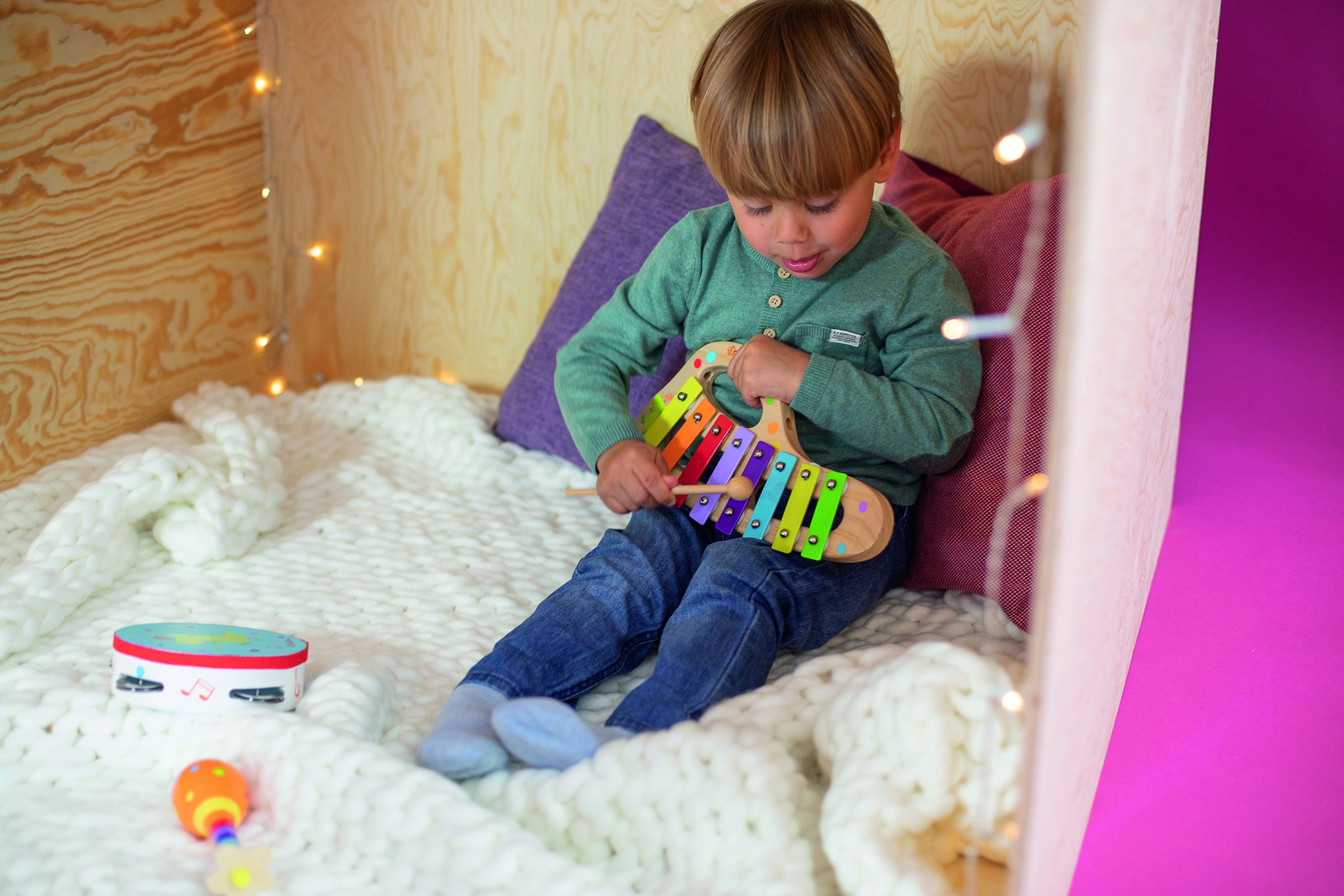 Eichhorn Spielzeug-Musikinstrument »Xylophon« inkl. Liederbuch