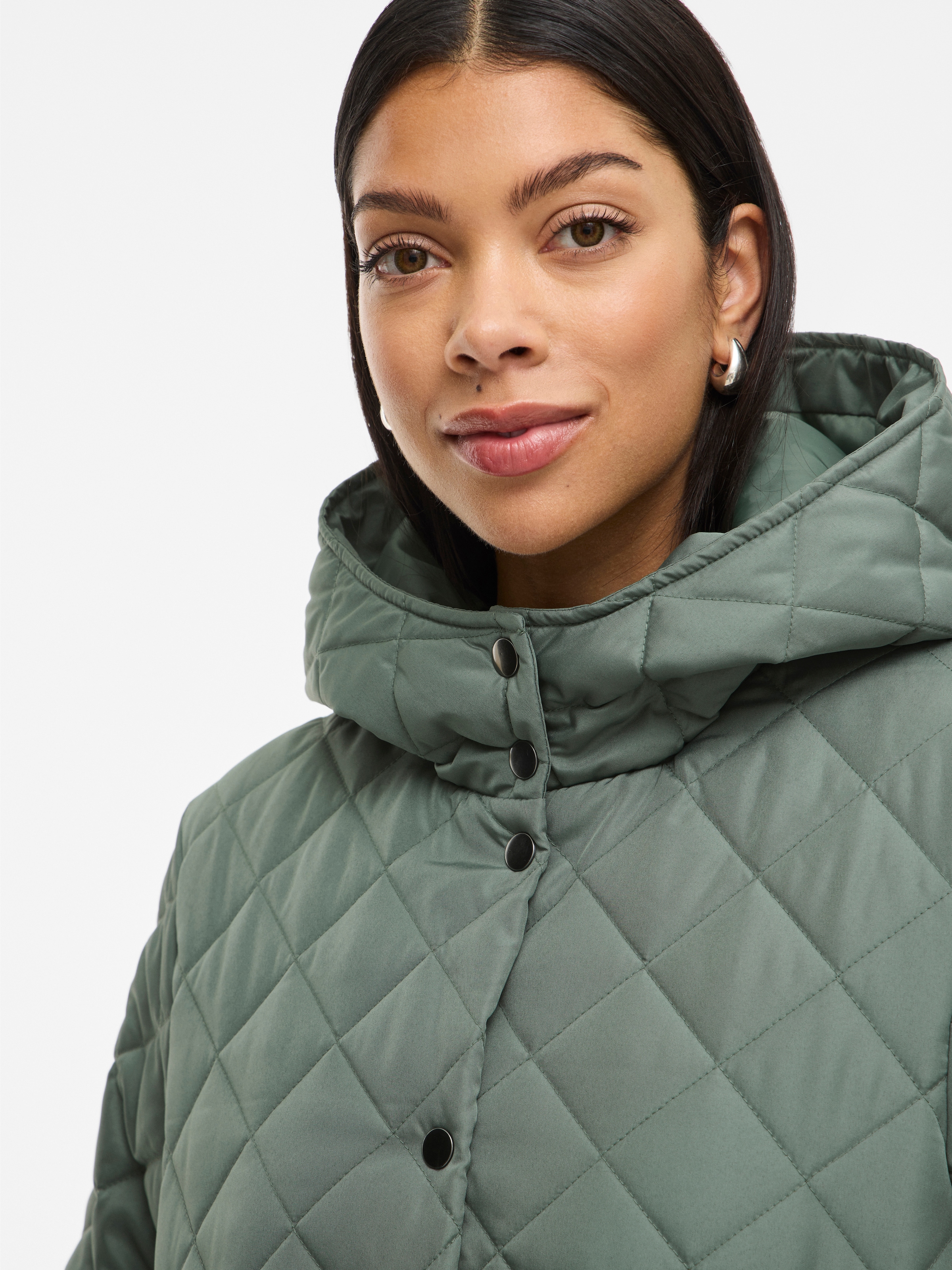 Vila Steppjacke "VITATE L/S HOODED JACKET - NOOS", mit Kapuze günstig online kaufen