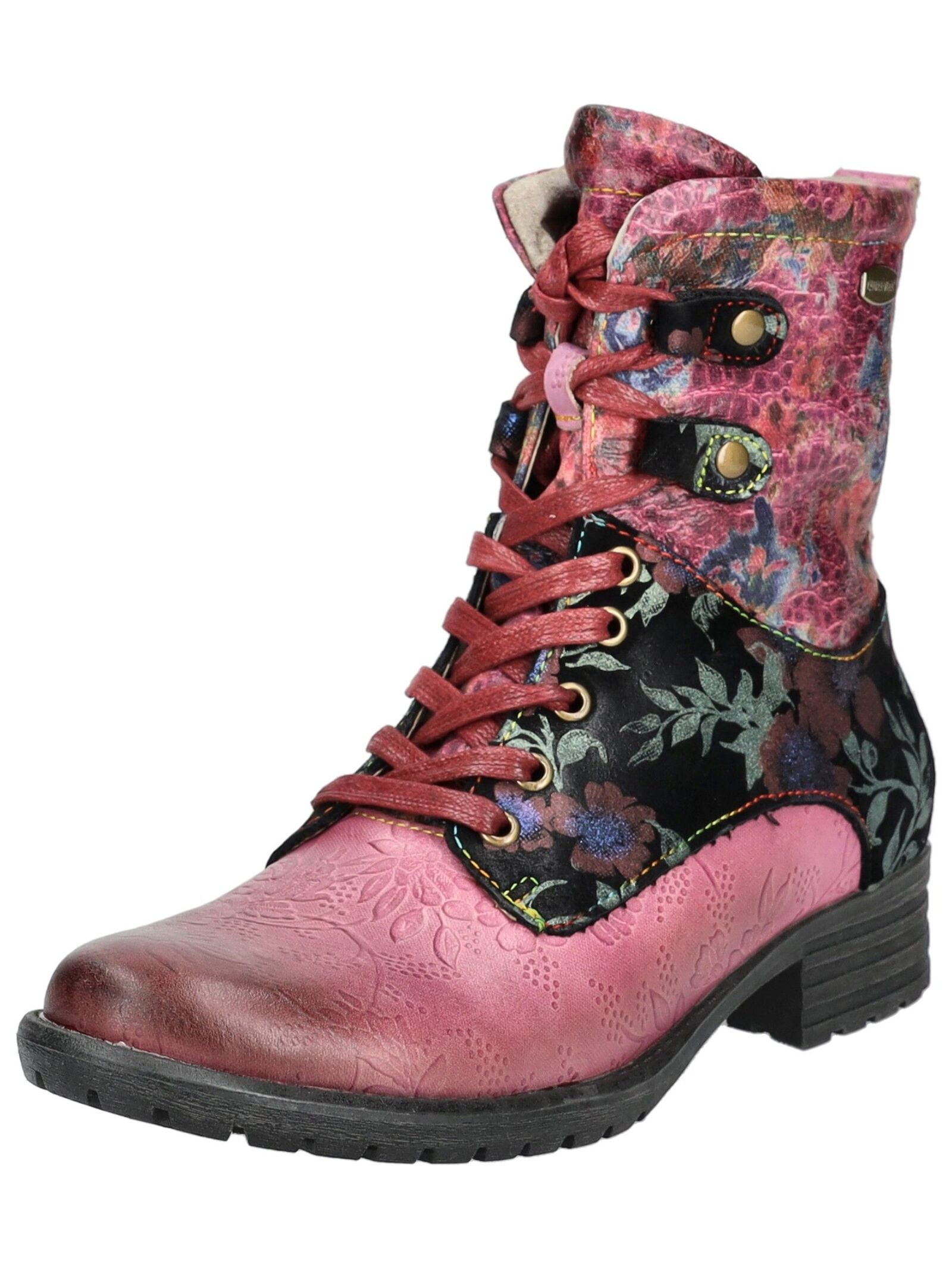 LAURA VITA Schnürstiefelette "LAURA VITA Stiefelette Leder/Textil" günstig online kaufen
