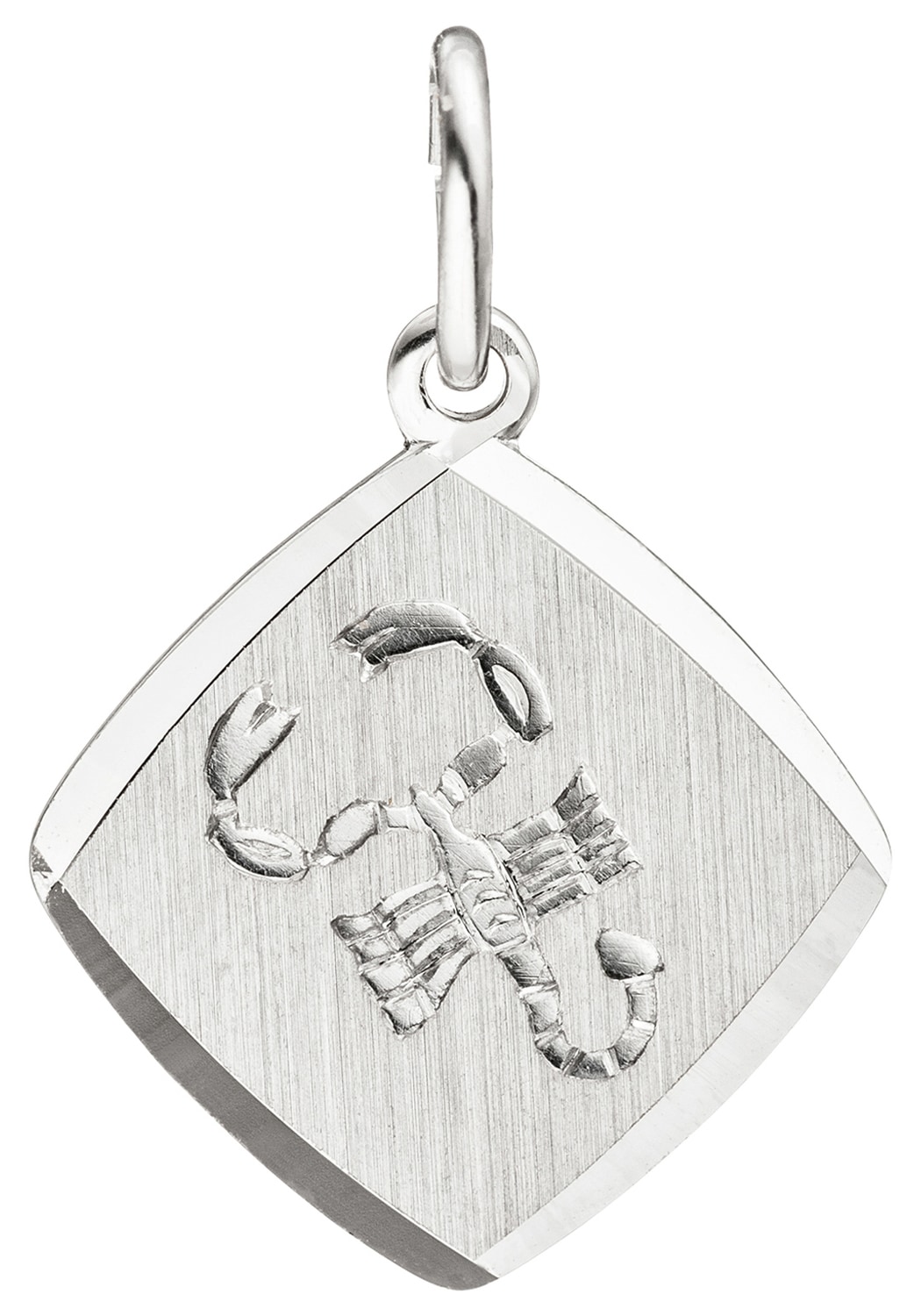 JOBO Sternzeichenanhänger »Anhänger Sternzeichen« ()  925 Silber rhodiniert viereckig