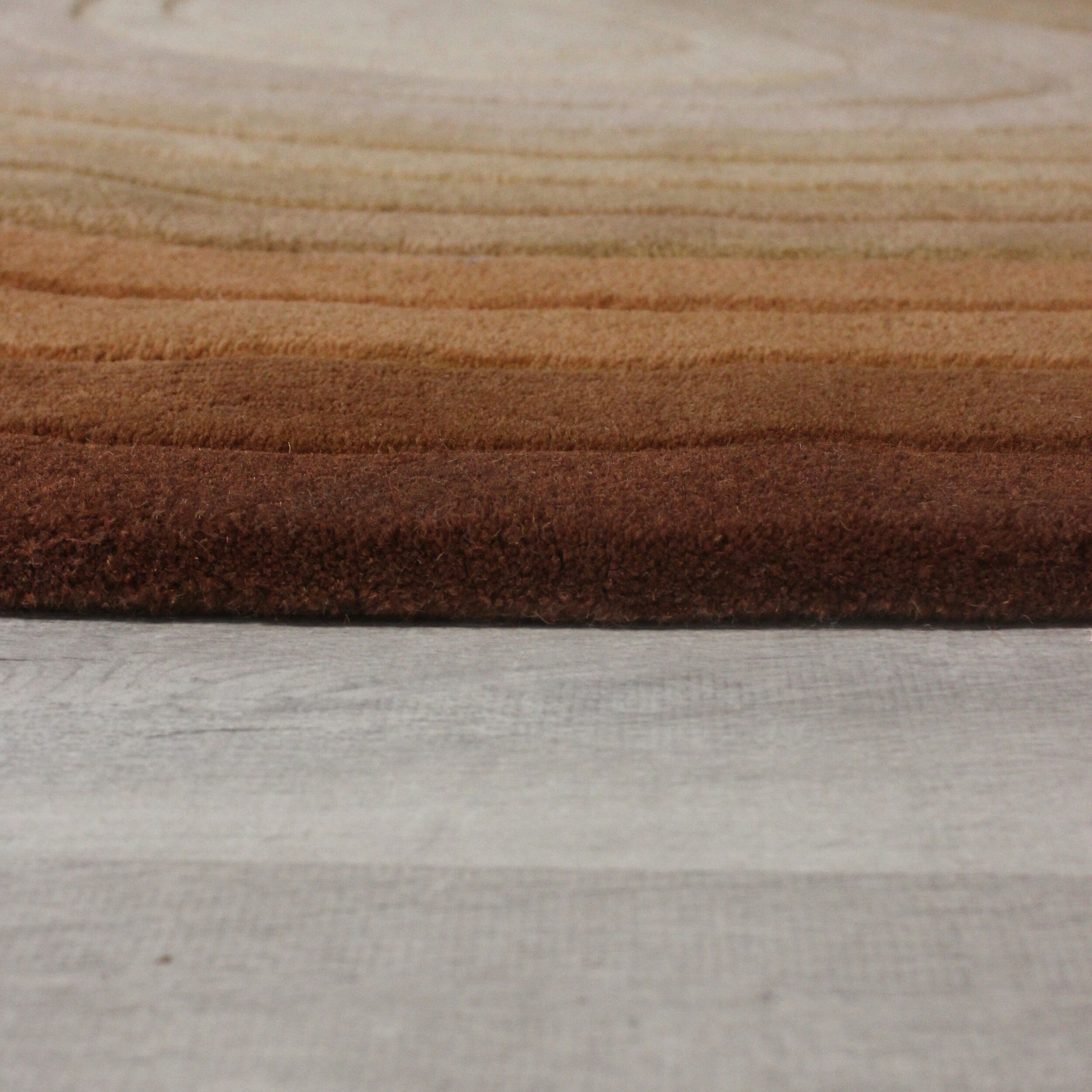 FLAIR RUGS Teppich »PUDDLE OMBRE WOOL« rechteckig 11 mm Höhe Wollteppich in Pfützenform