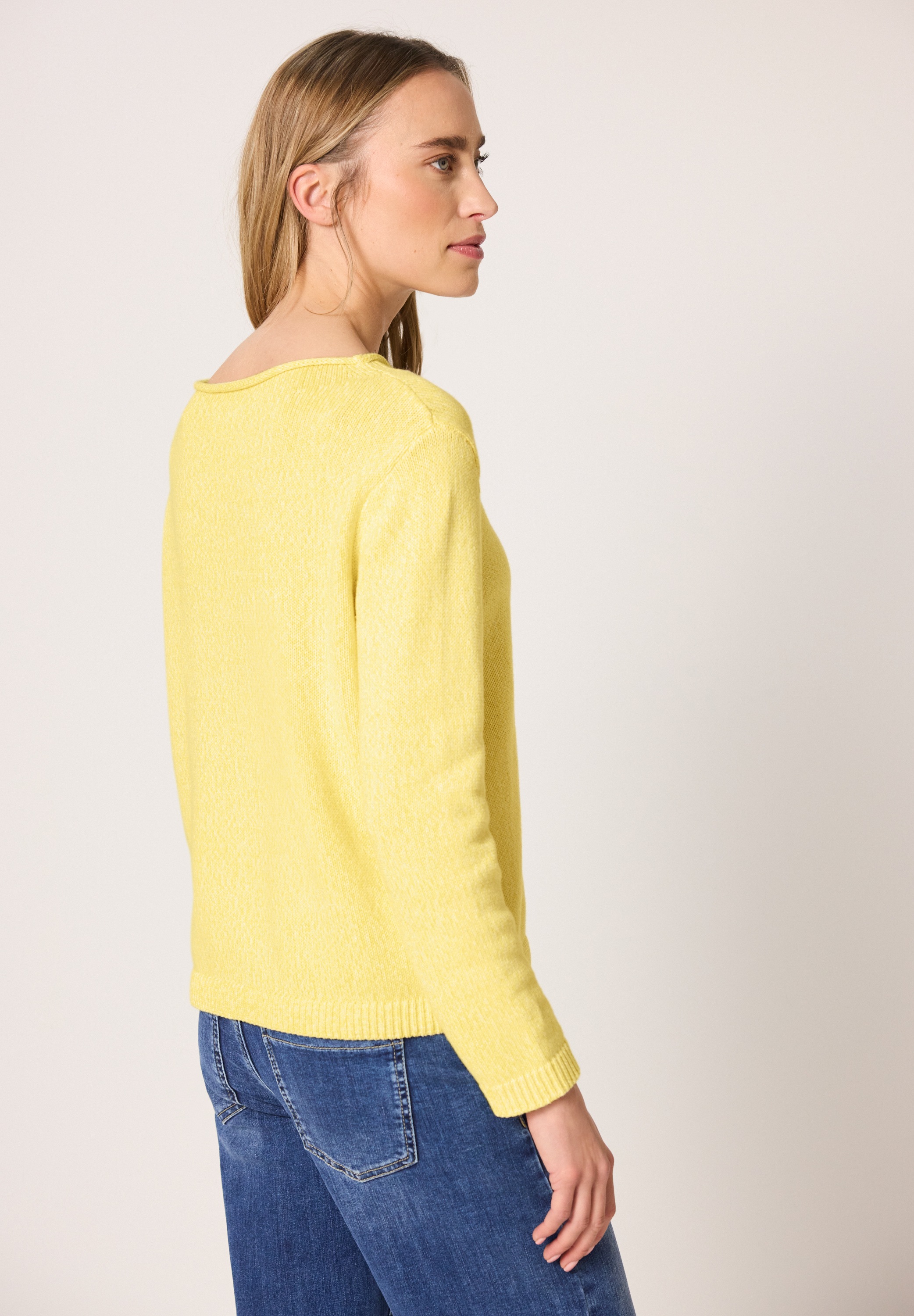 STREET ONE Strickpullover aus reiner Baumwolle günstig online kaufen