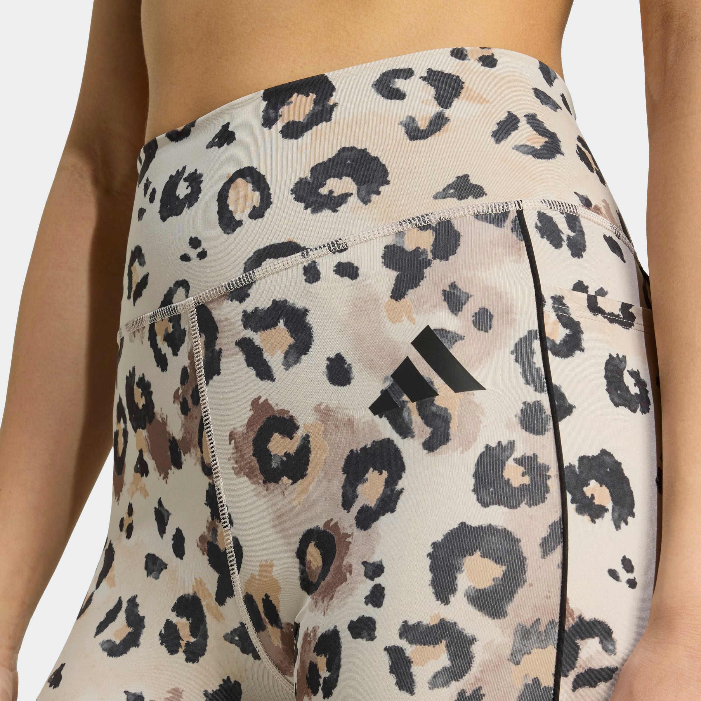 Thumbnail - adidas Performance Trainingstights "OPT ESS 1/1 AOP" sportlicher Stil, mit Oberschenkeltasche, mit CLIMACOOL Technologie