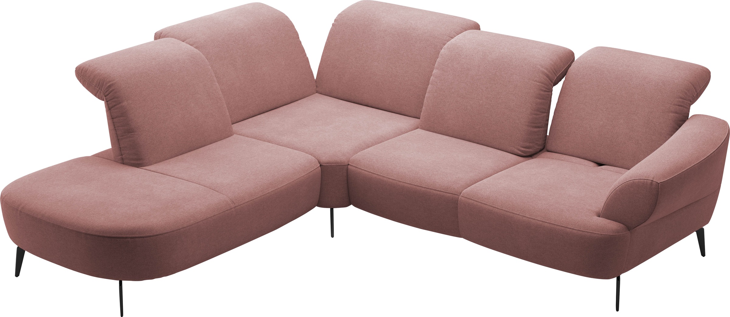 sit&more Ecksofa »Dance«, inkl.System Click&Seat und Sitztiefenverstellung