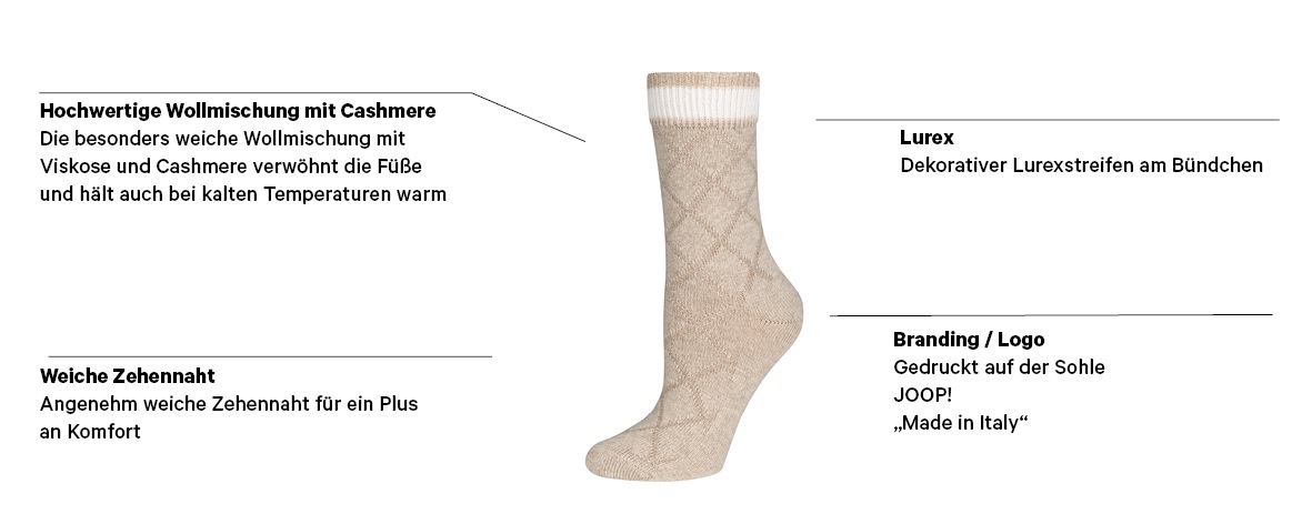 JOOP! Socken »for your daily glam«, mit elastischem Bund