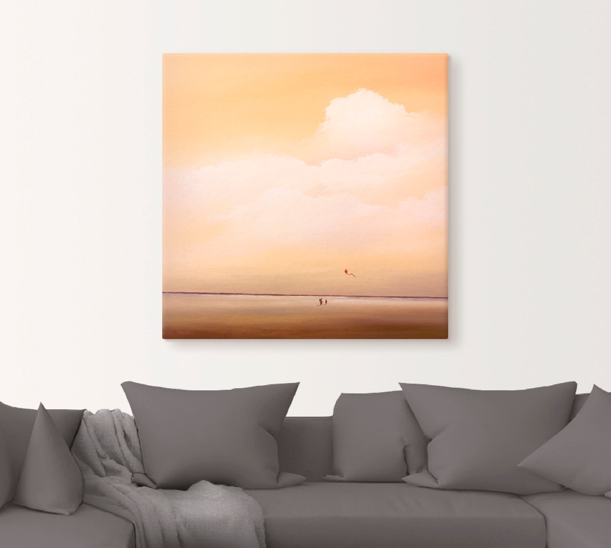 Artland Leinwandbild »Höhenflug«, Himmel, (1 St.), auf Keilrahmen gespannt