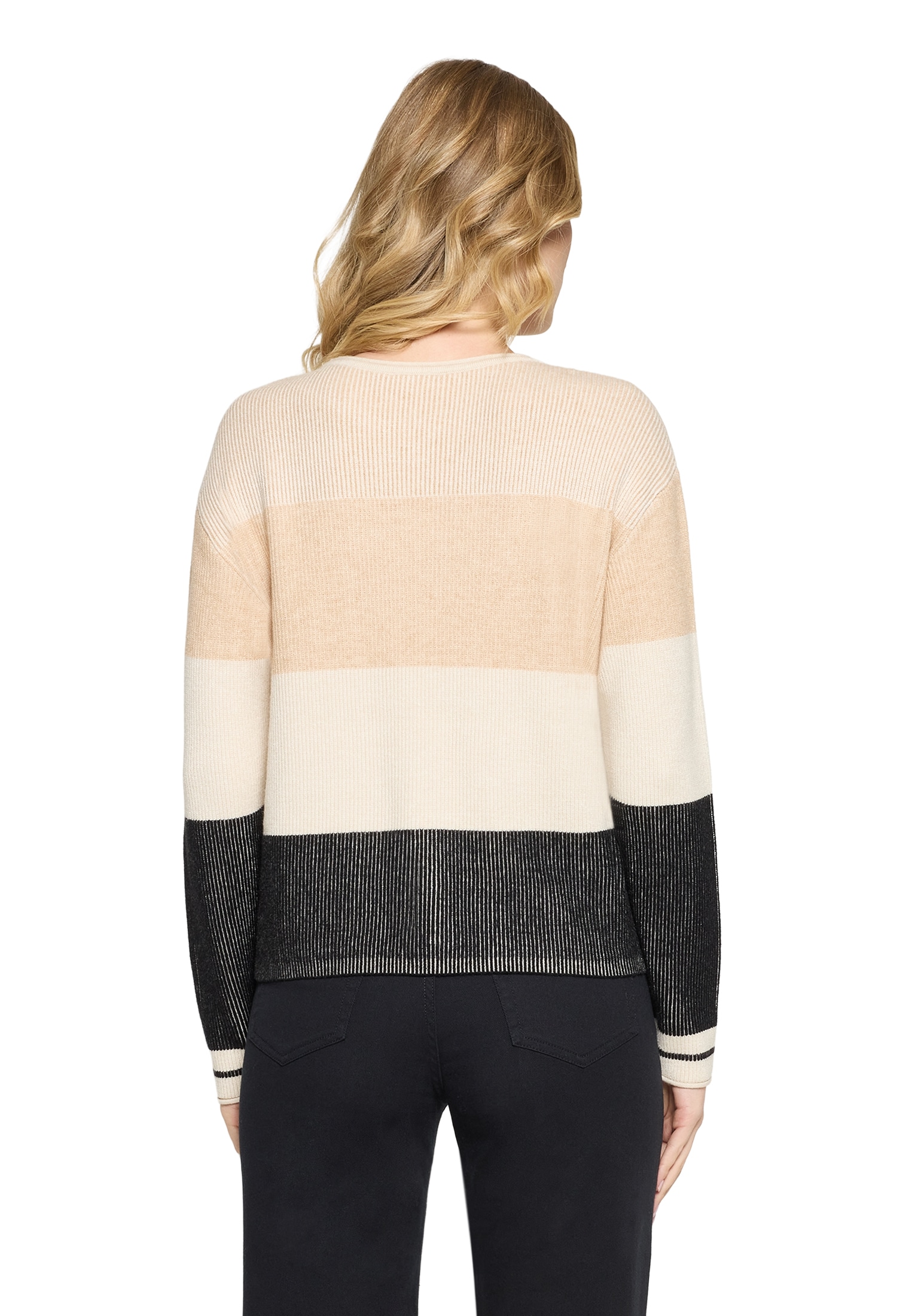 Betty Barclay Strickpullover »Damen mit Rippenstruktur« 1 tlg.