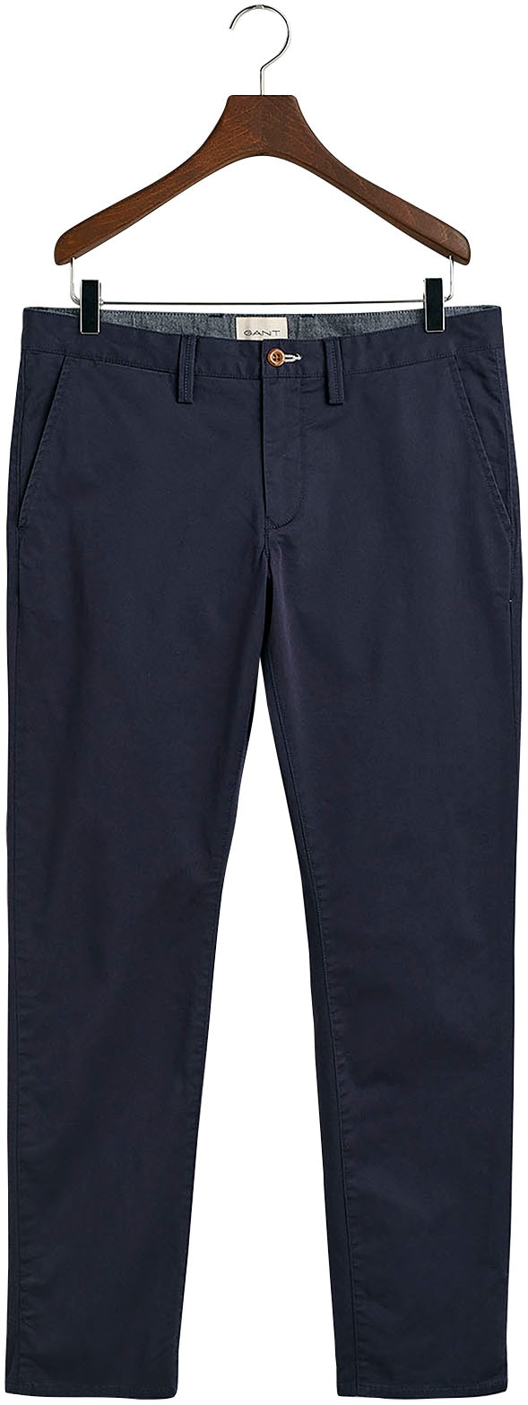 Gant Chinohose "SLIM TWILL CHINOS", mit gefütterten Seitentaschen günstig online kaufen